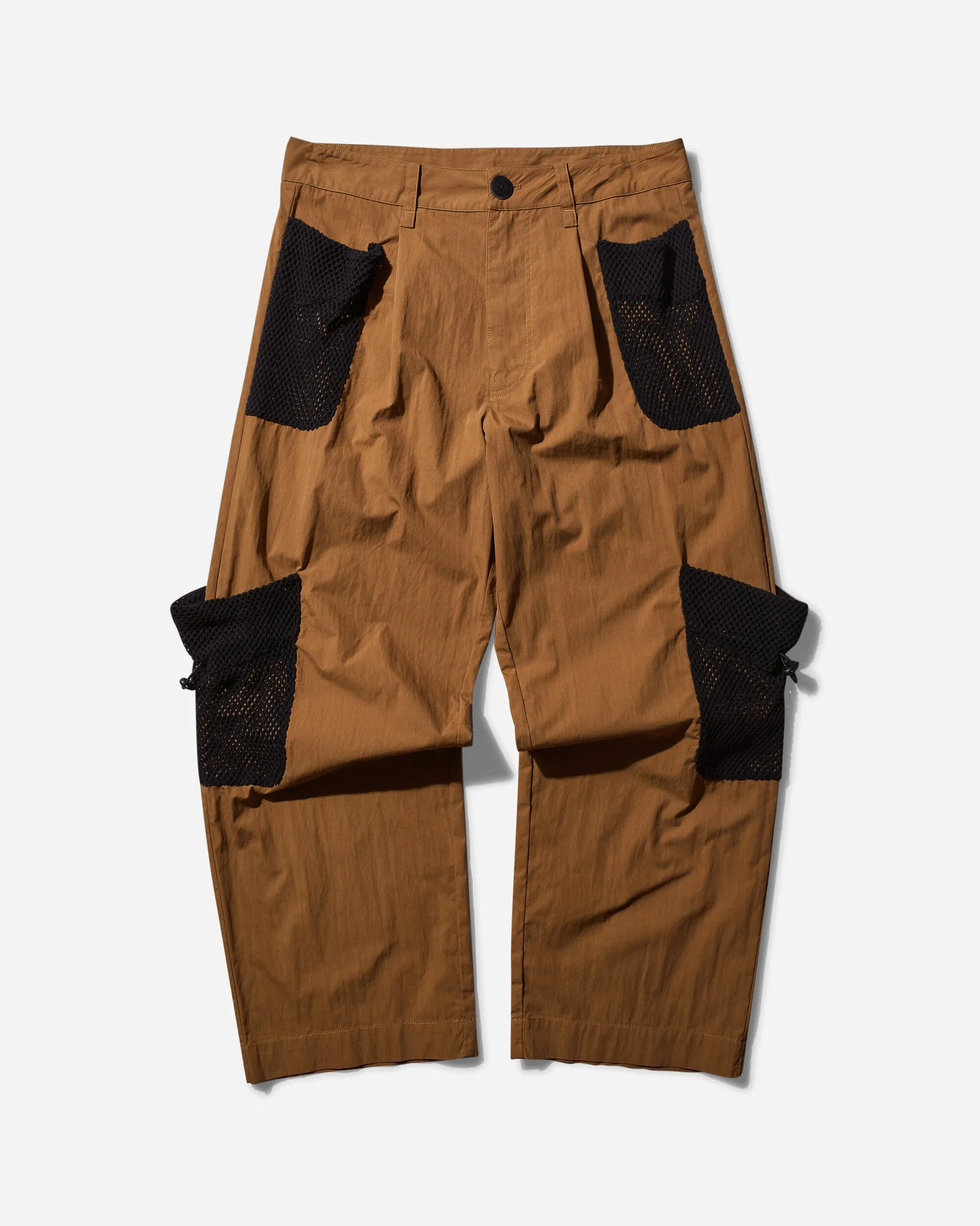 Men's Net Pocket Cargo Pants Caramel