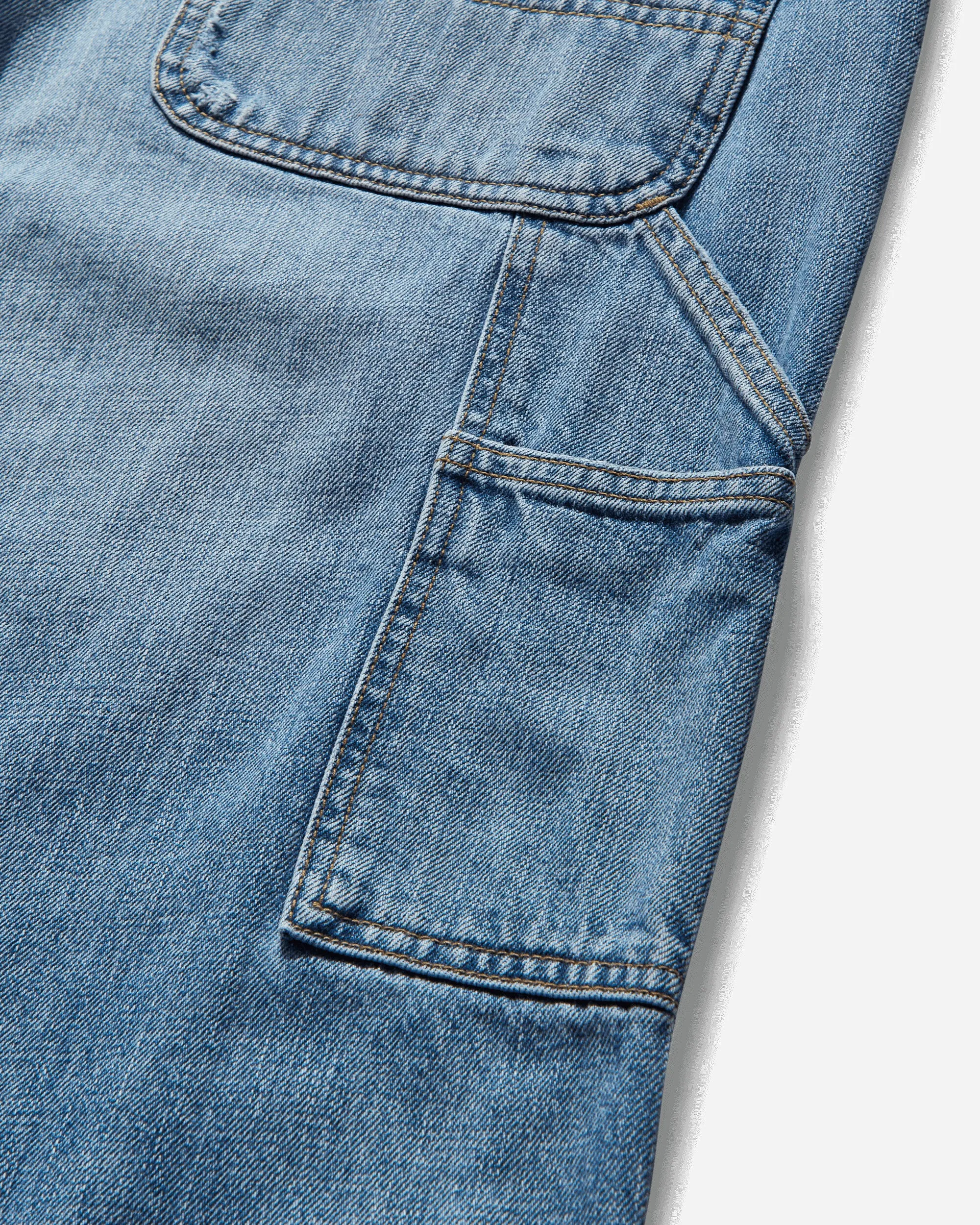 Men's OG Single Knee Pants Blue (Burst Washed)
