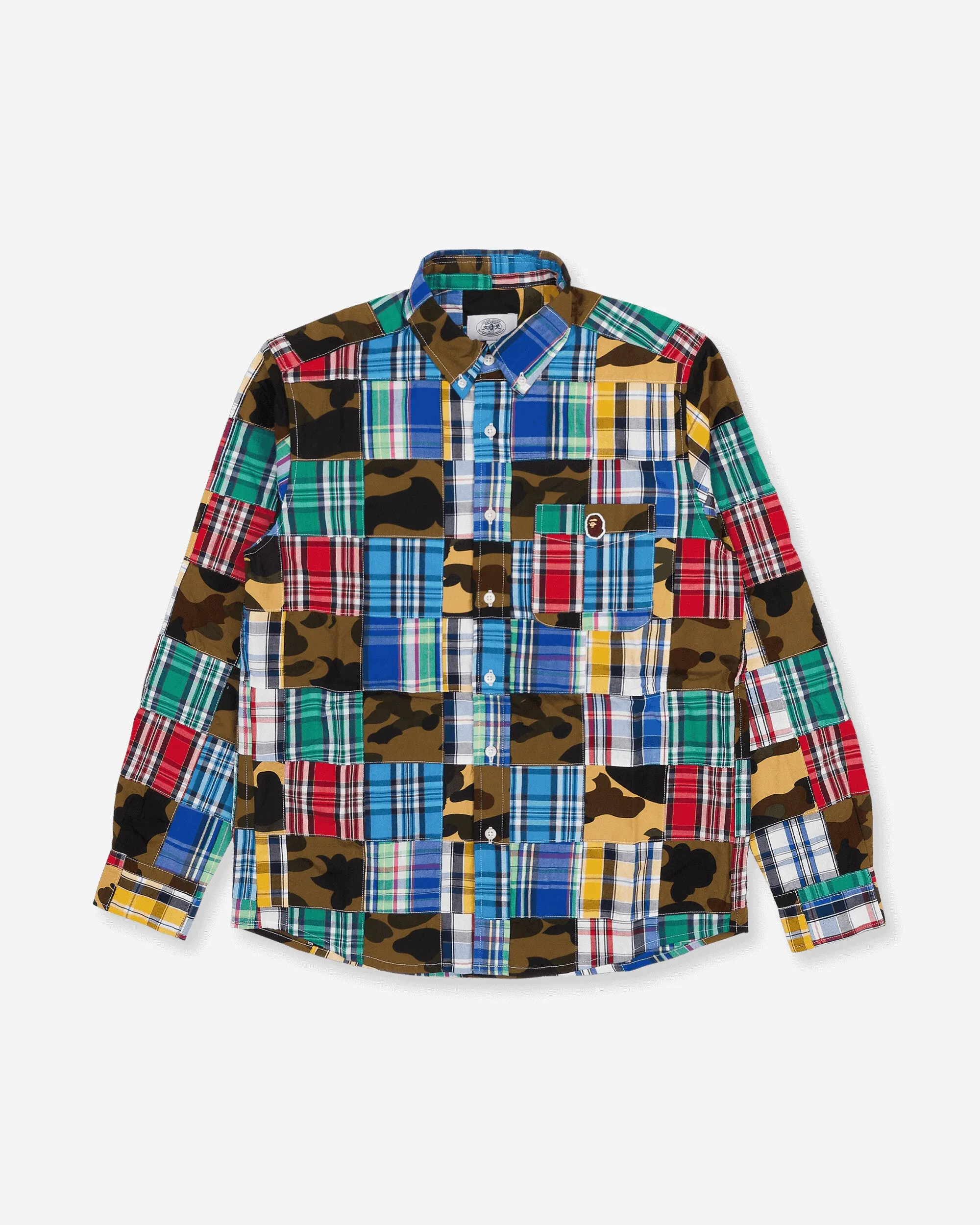 Men's Patchwork Shirts Multicolor