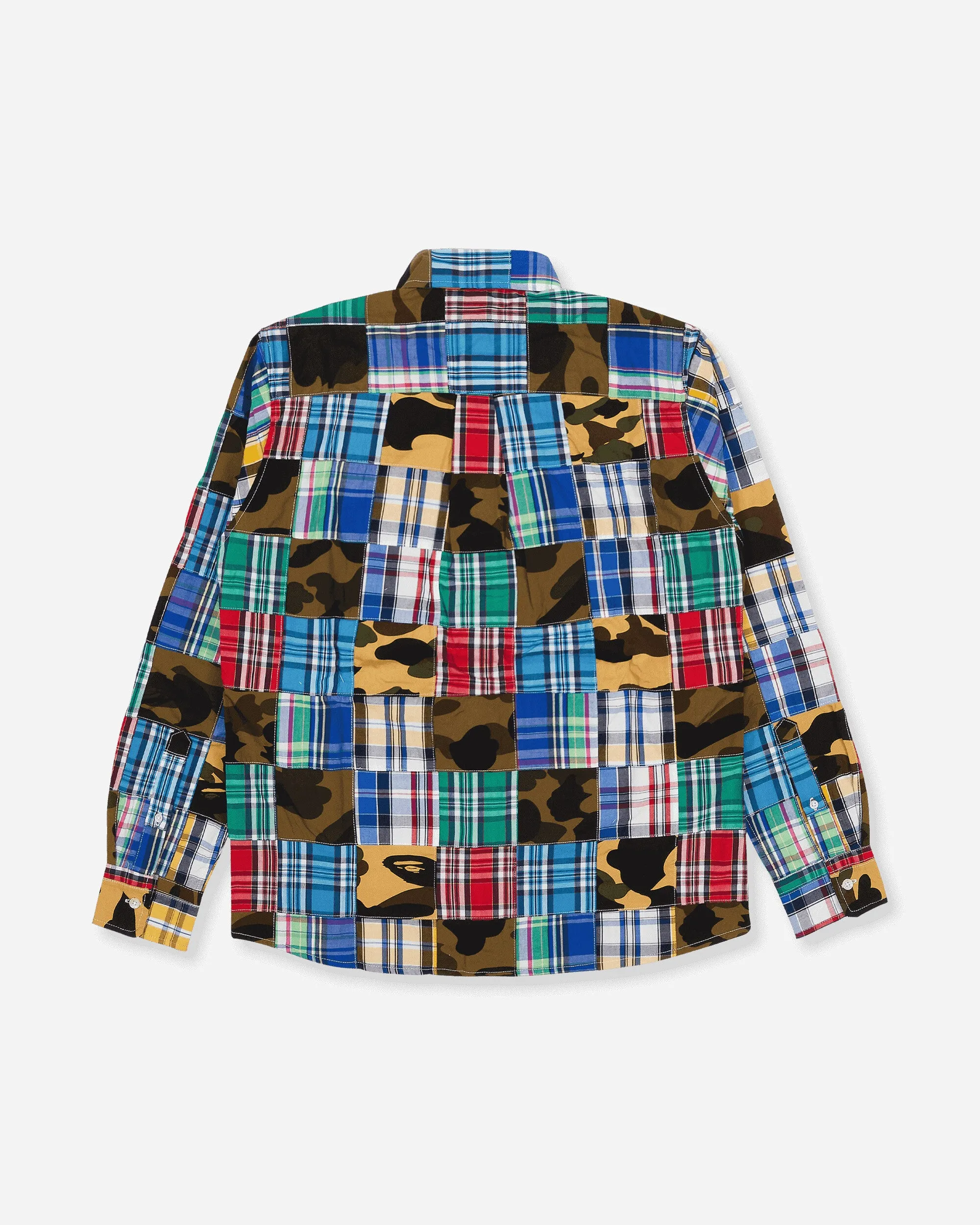 Men's Patchwork Shirts Multicolor