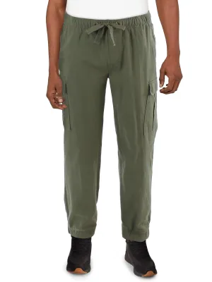 Mens Pocket Cotton Jogger Pants