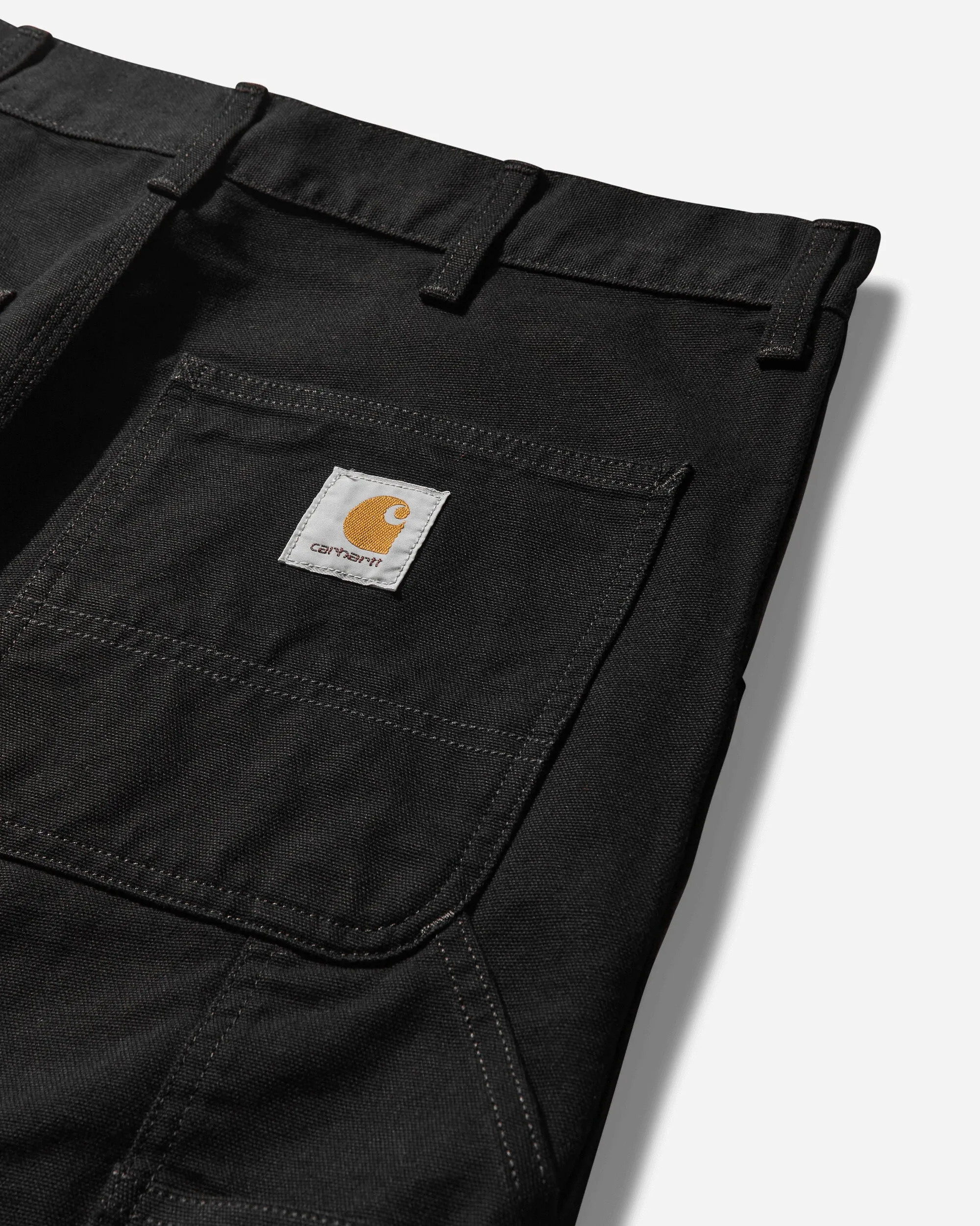 Men's Single Knee Pants Black (Rinsed)