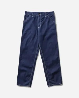 Men's Single Knee Pants Blue (Rinsed)
