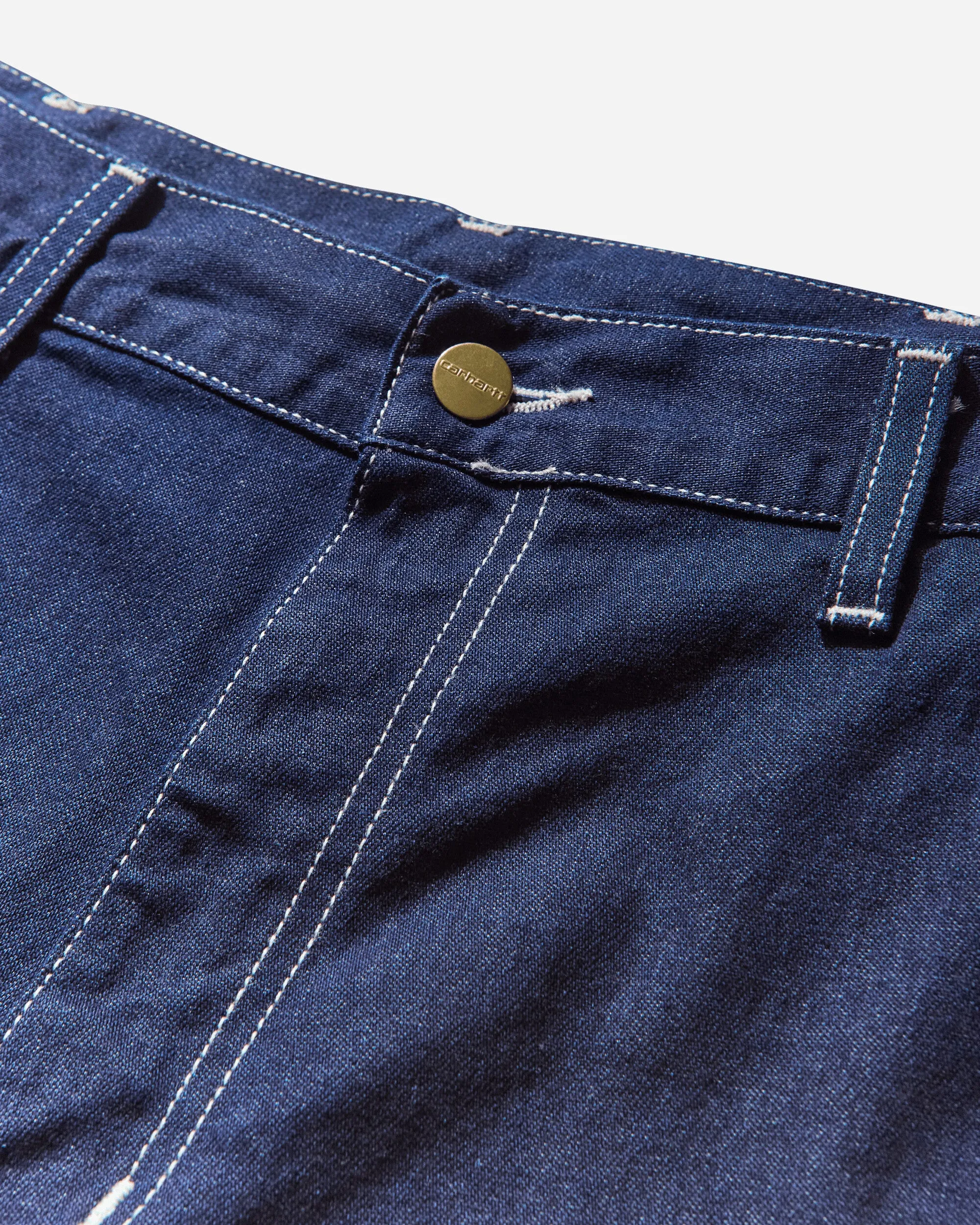 Men's Single Knee Pants Blue (Rinsed)