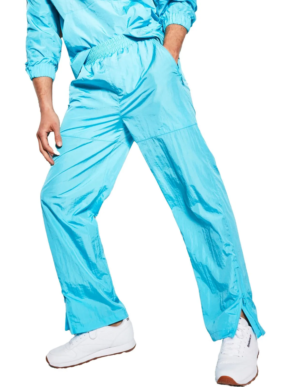 Mens Slick Straight Jogger Pants