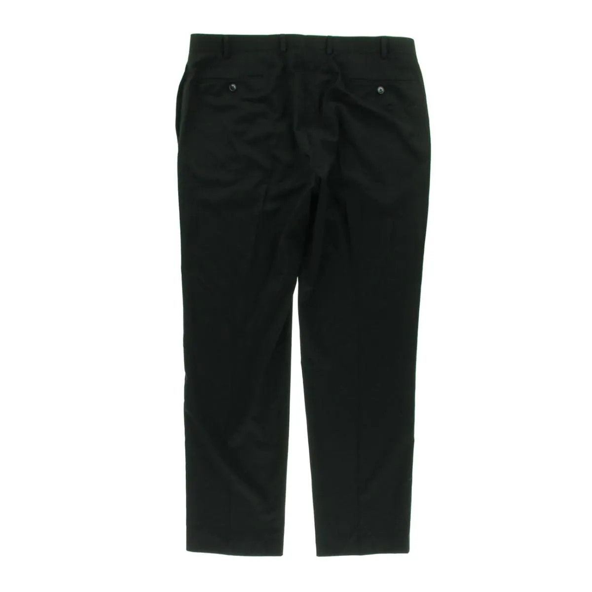 Mens Slim Fit Flat Front Dress Pants
