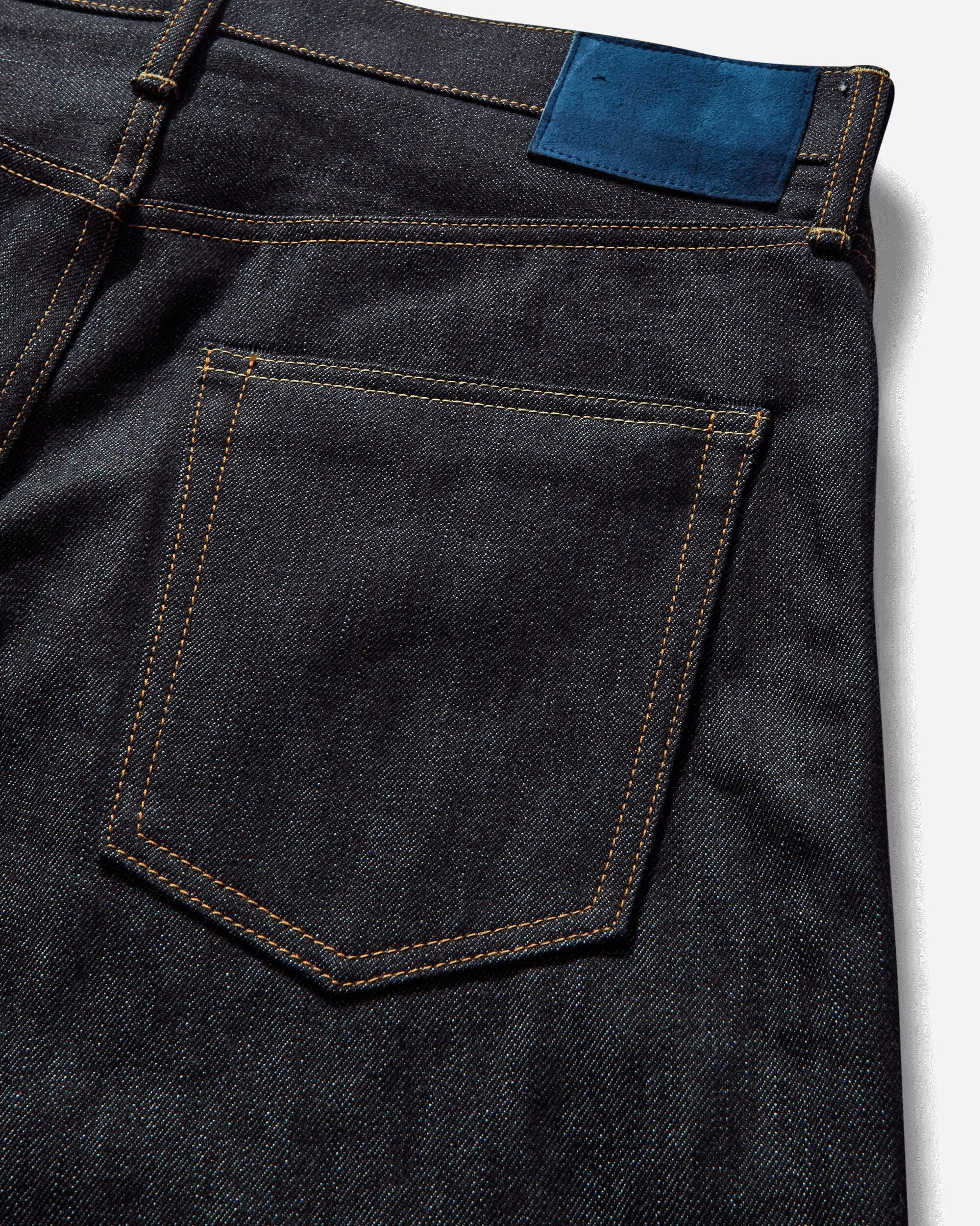 Men's Social Sculpture 05 Unwashed Jeans Indigo