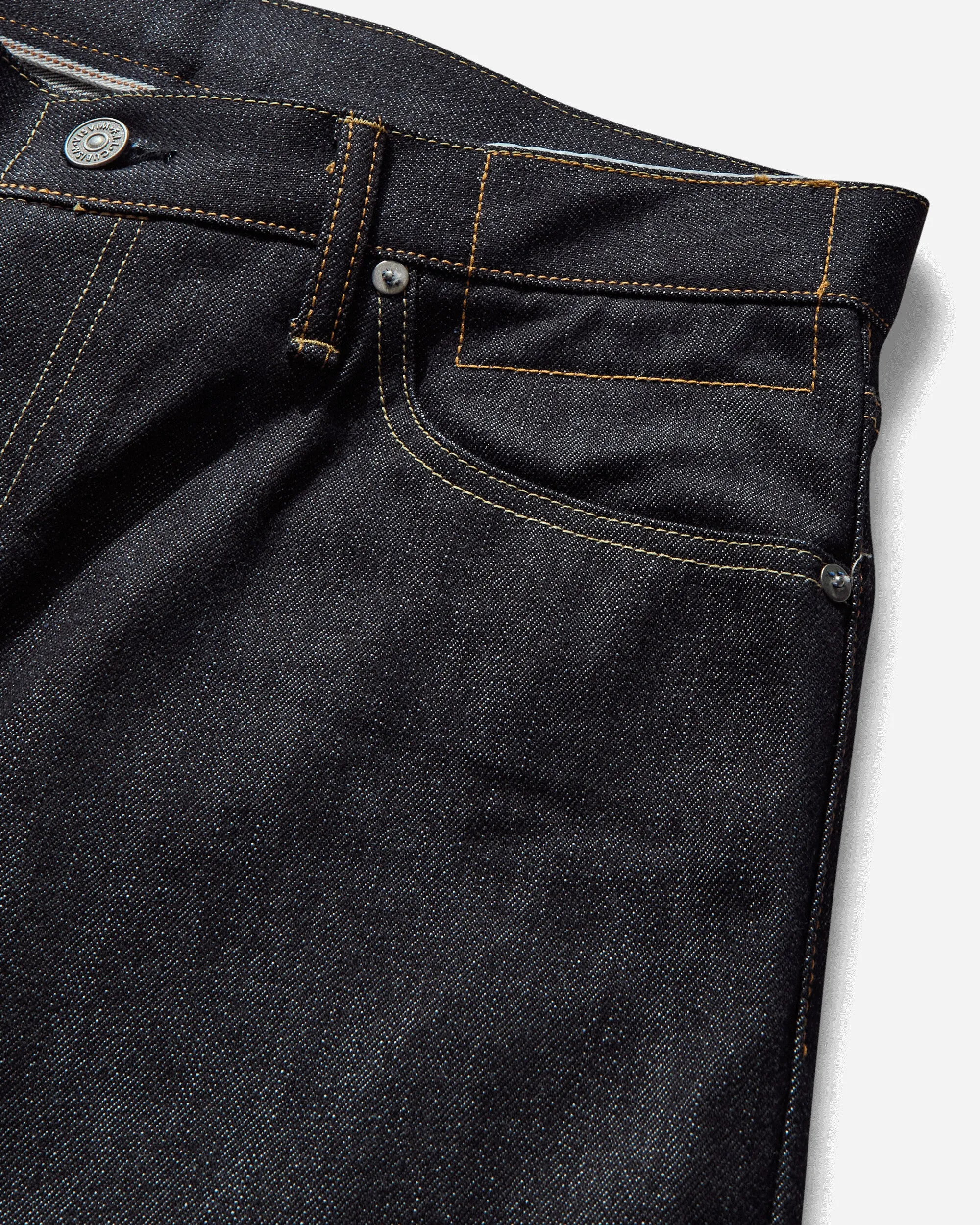 Men's Social Sculpture 05 Unwashed Jeans Indigo