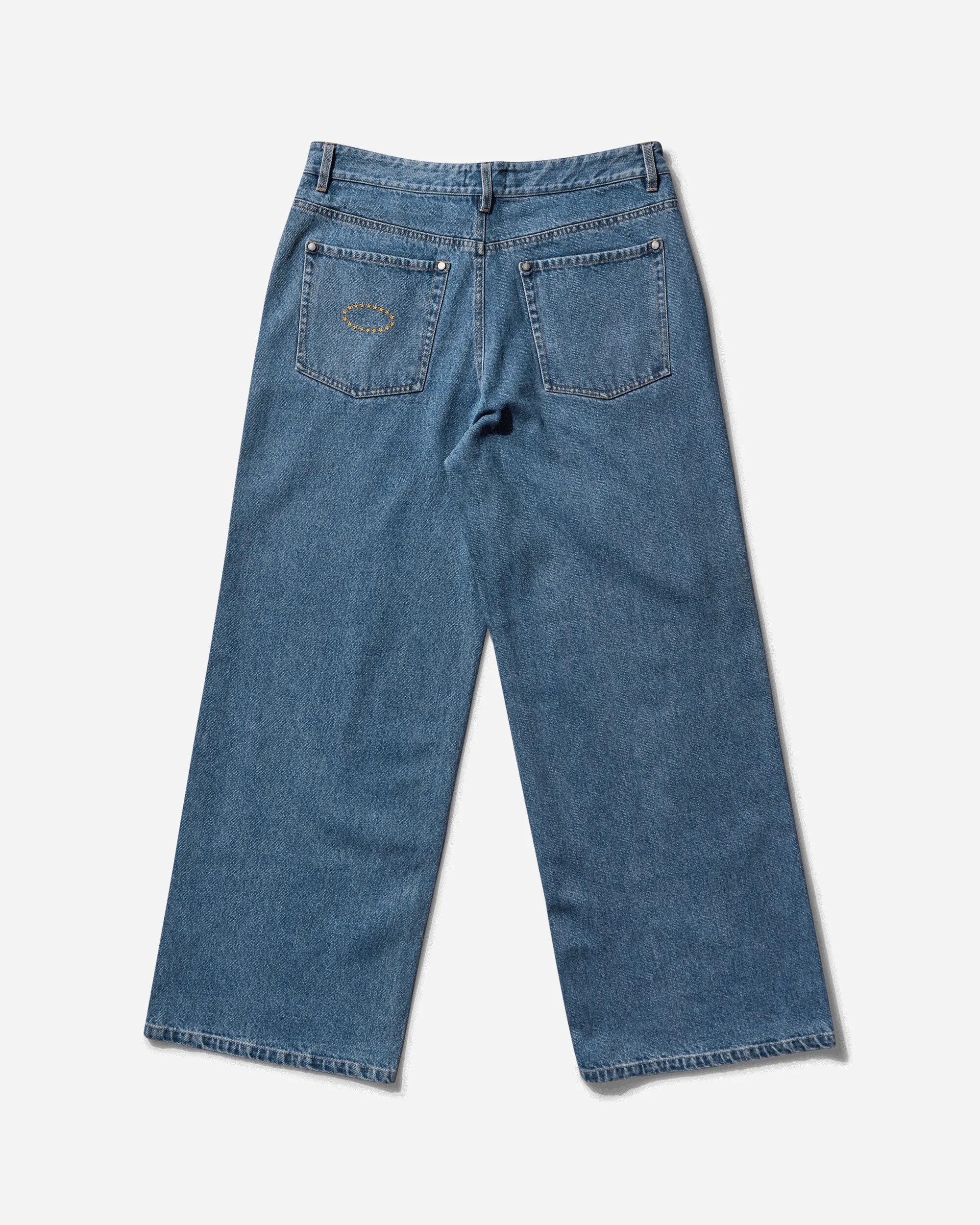Men's Super Baggy Studded Pants Indigo