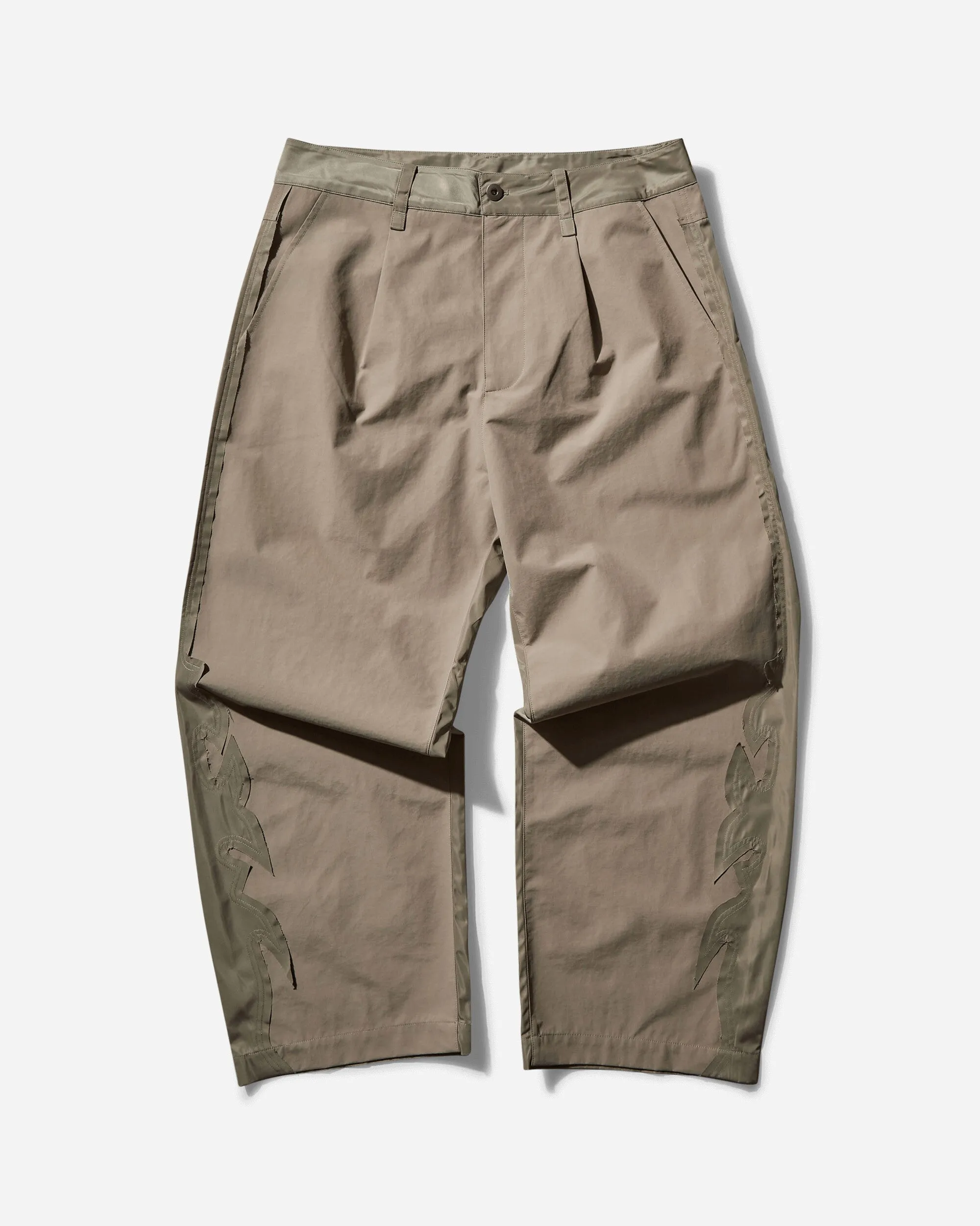 Men's Wave Seam Nylon Pants Moon Rock