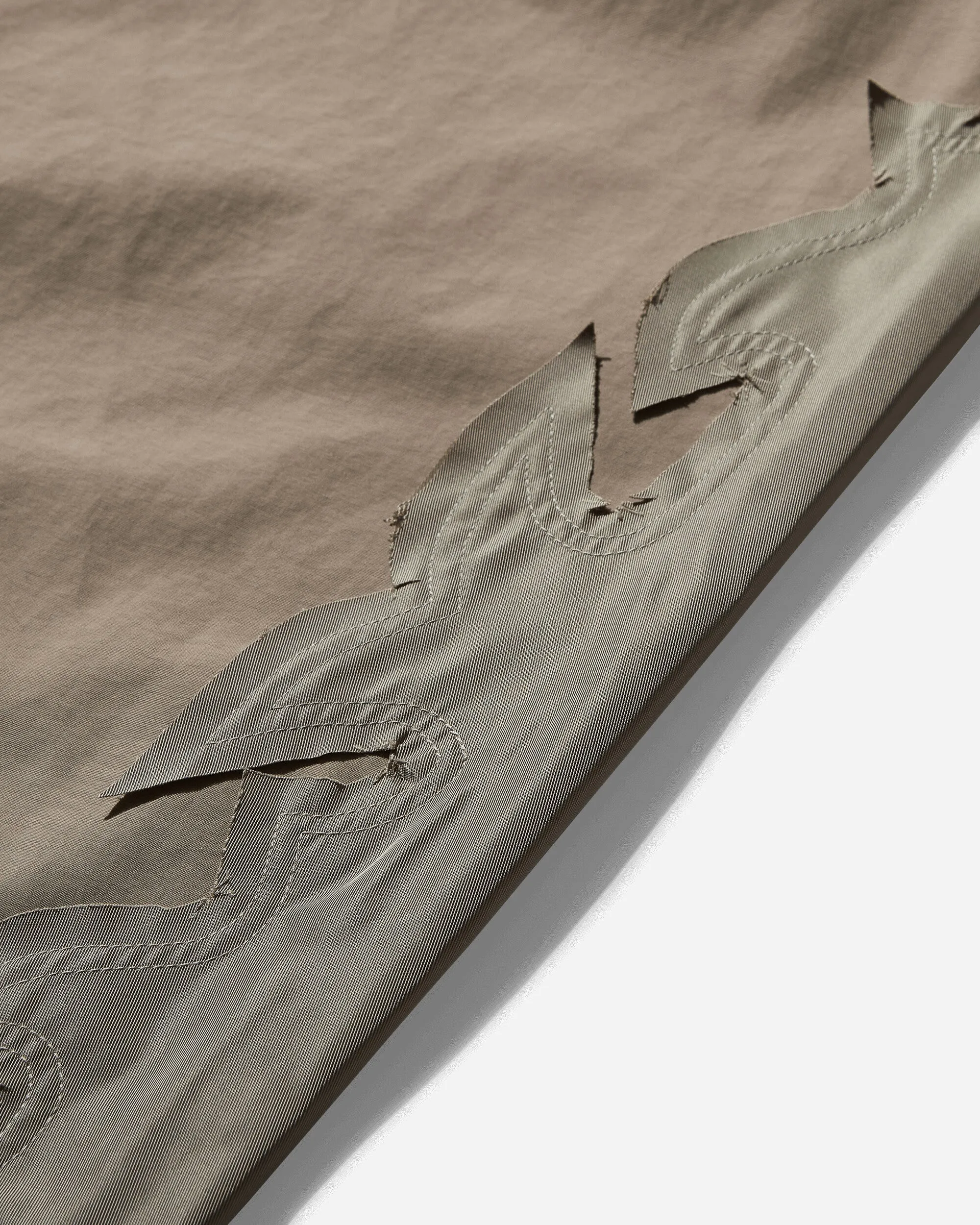 Men's Wave Seam Nylon Pants Moon Rock