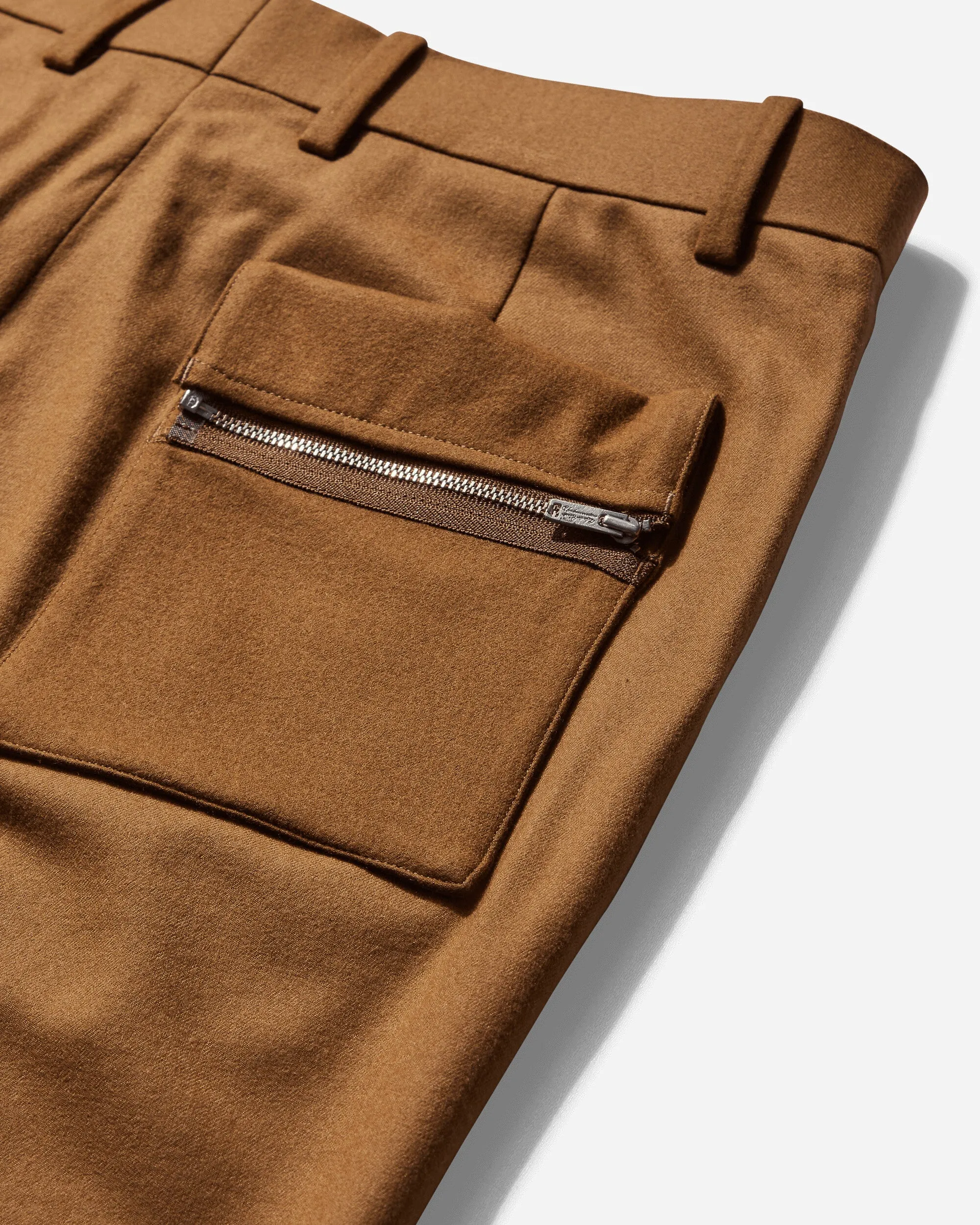 Men's Wool Tailored Pants Camel