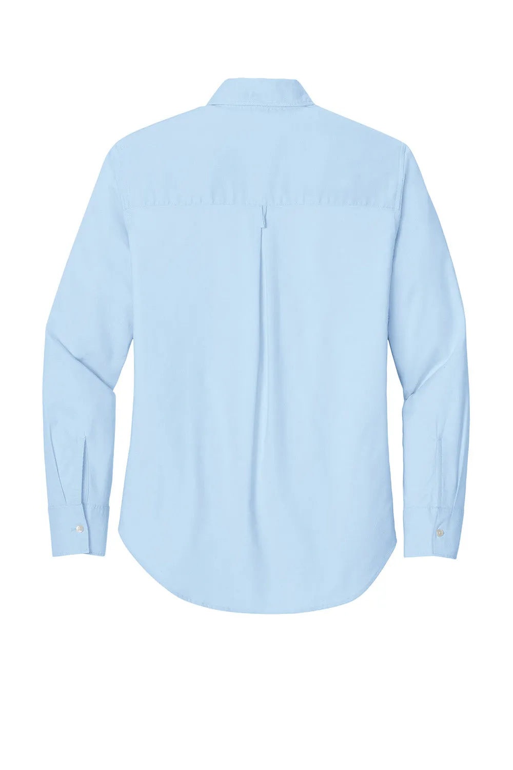Mercer Mettle Womens Modern Oxford Long Sleeve Button Down Shirt - Light Blue