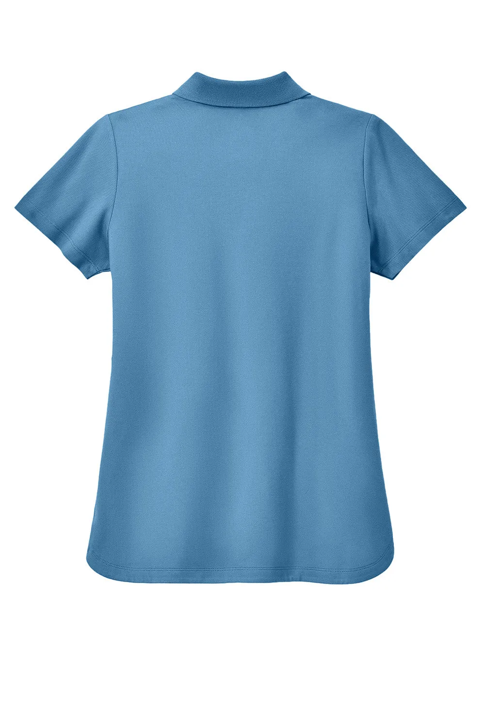 Mercer Mettle Womens Moisture Wicking Short Sleeve Polo Shirt - Parisian Blue