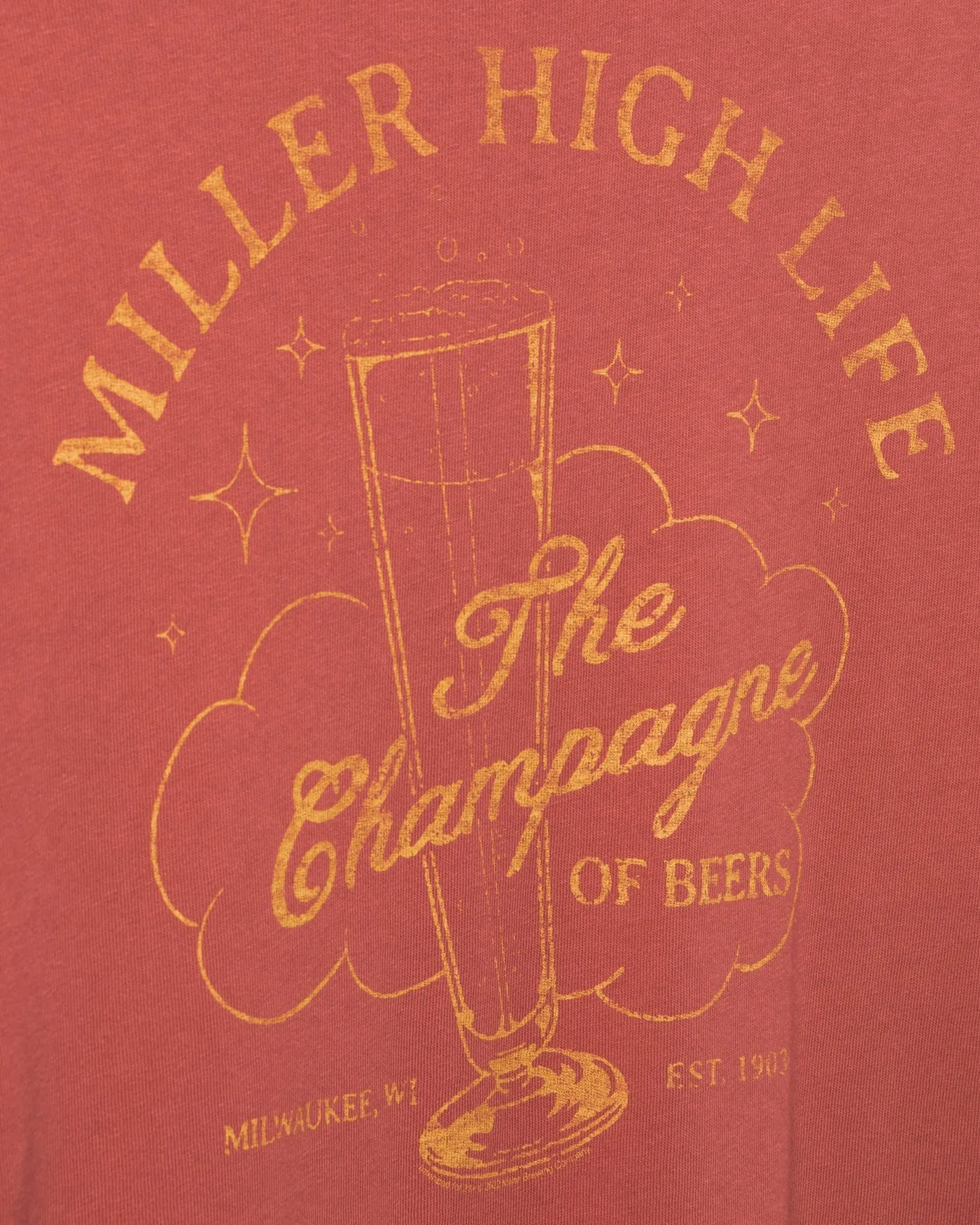 Miller High Life Sportsman's Club Glass Vintage Tee