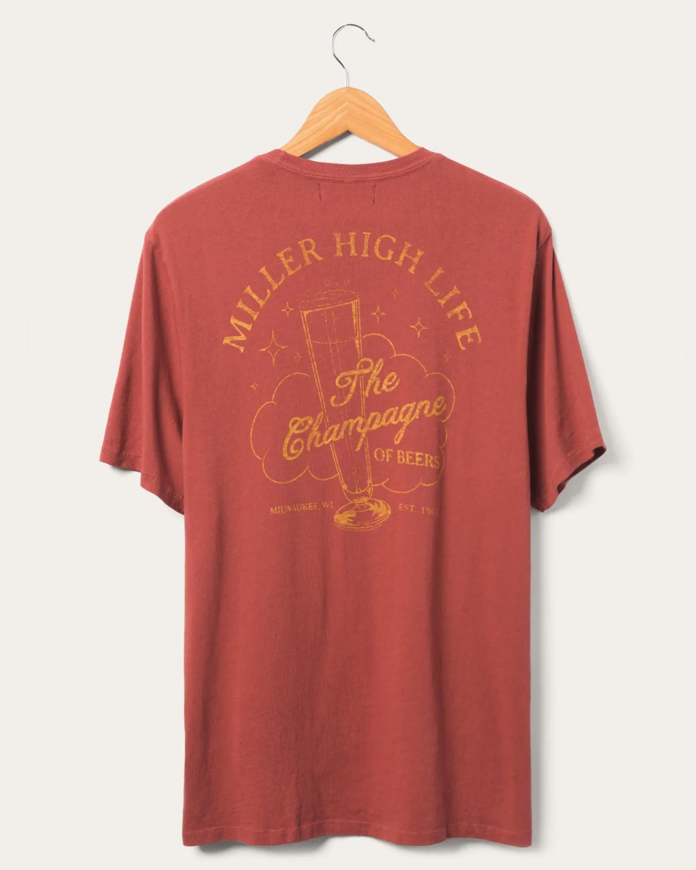 Miller High Life Sportsman's Club Glass Vintage Tee
