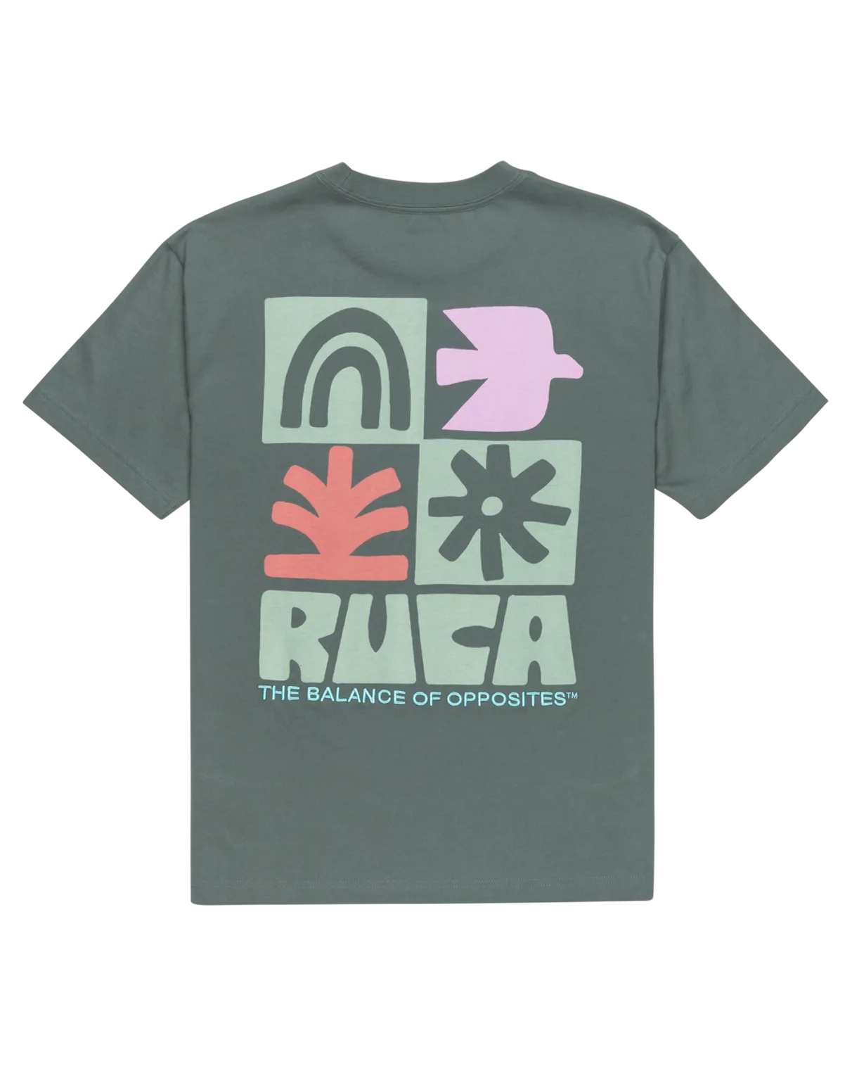 Mosaic T-Shirt in Balsam Green
