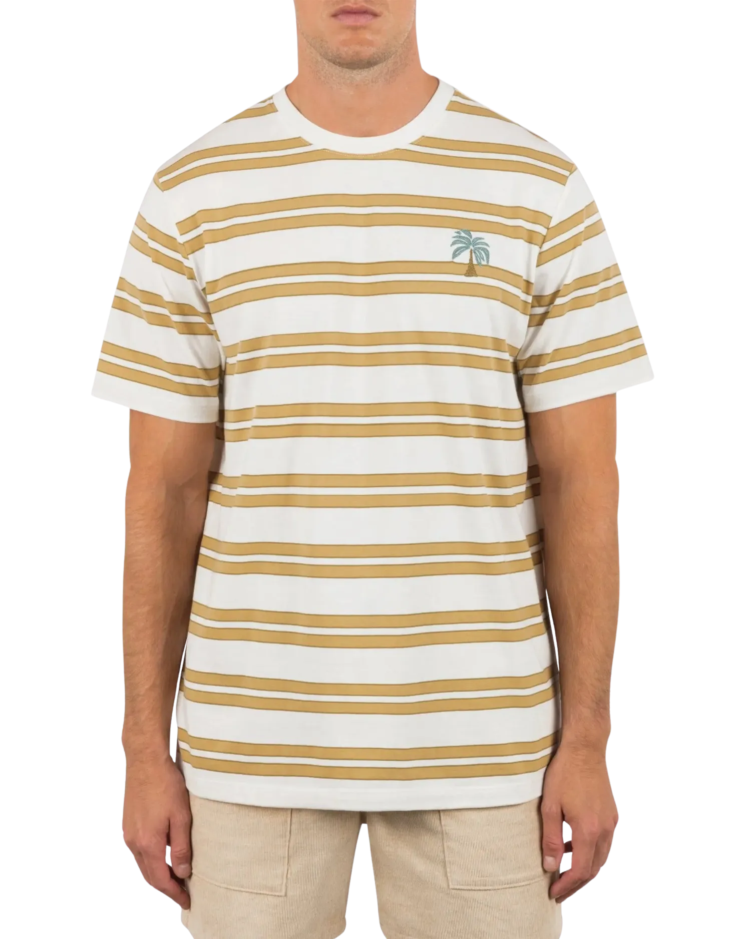 Naturals Stripe T-Shirt in Barely Bone