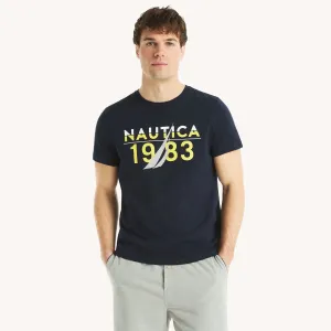Nautica Mens 1983 Graphic T-Shirt