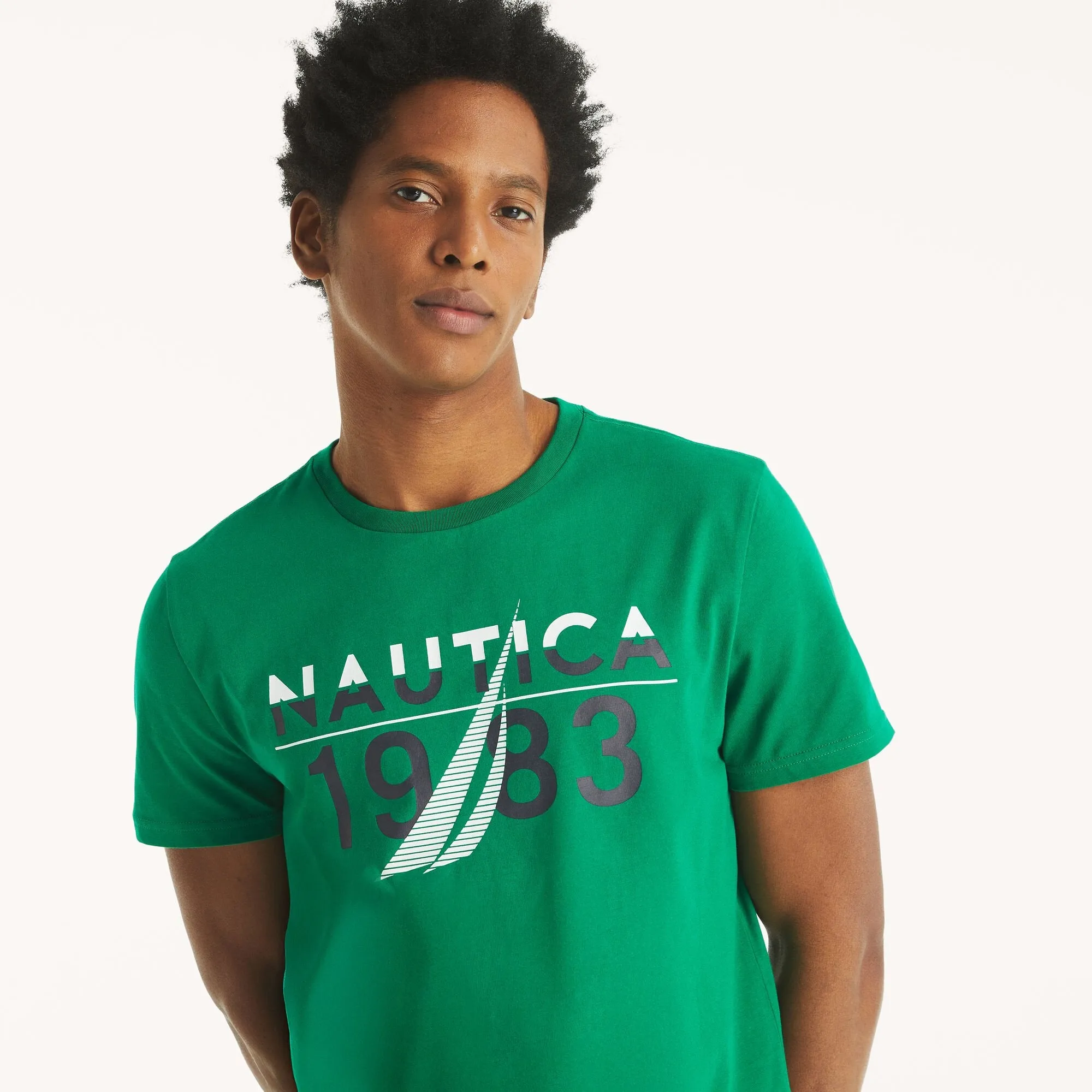 Nautica Mens 1983 Graphic T-Shirt