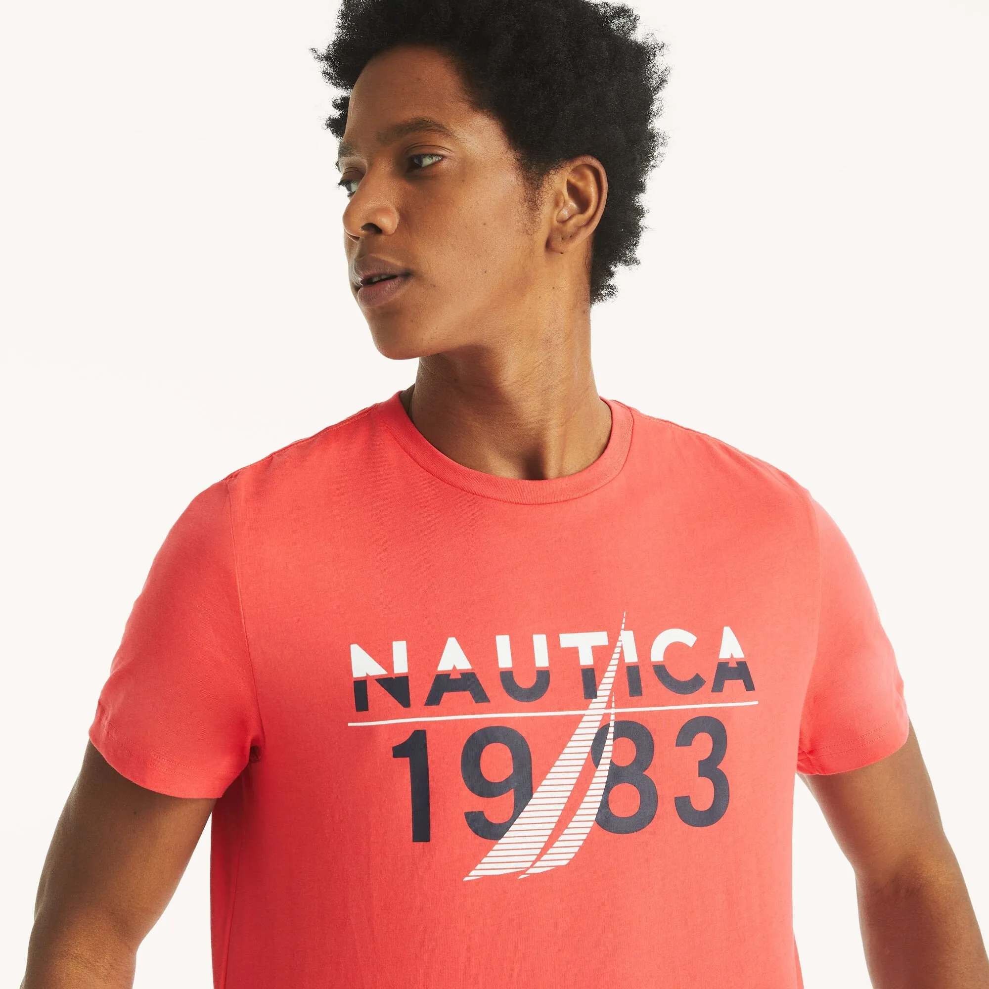 Nautica Mens 1983 Graphic T-Shirt