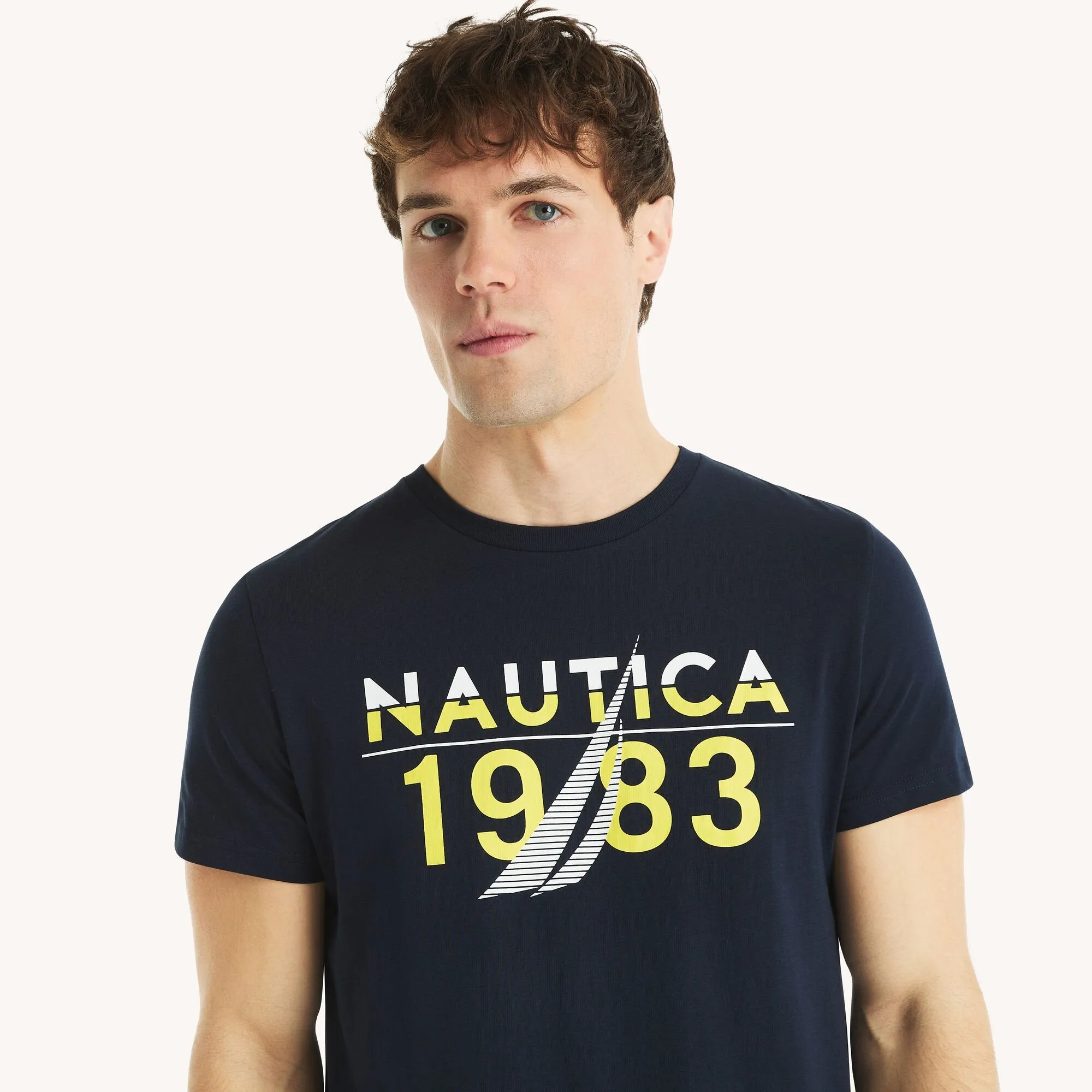 Nautica Mens 1983 Graphic T-Shirt