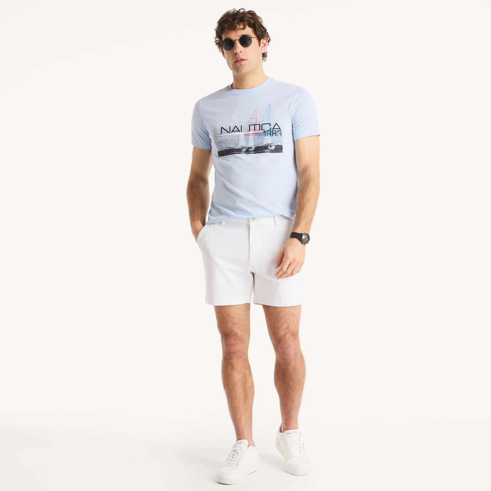 Nautica Mens 1983 Graphic T-Shirt