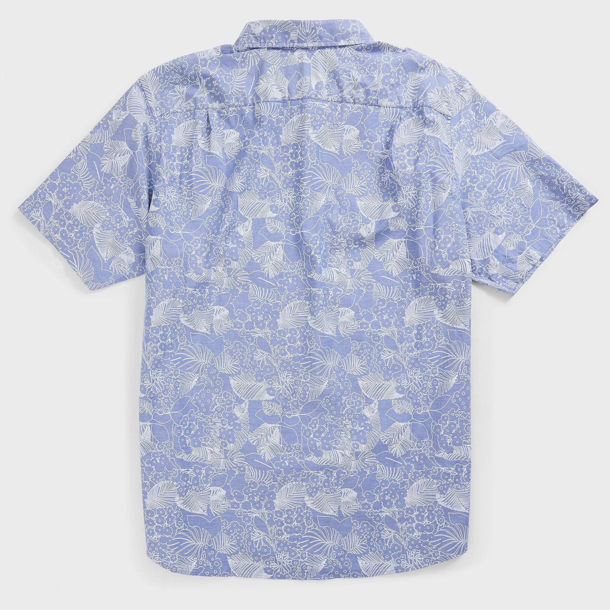 Nautica Mens Big & Tall Classic Fit Print Oxford Shirt