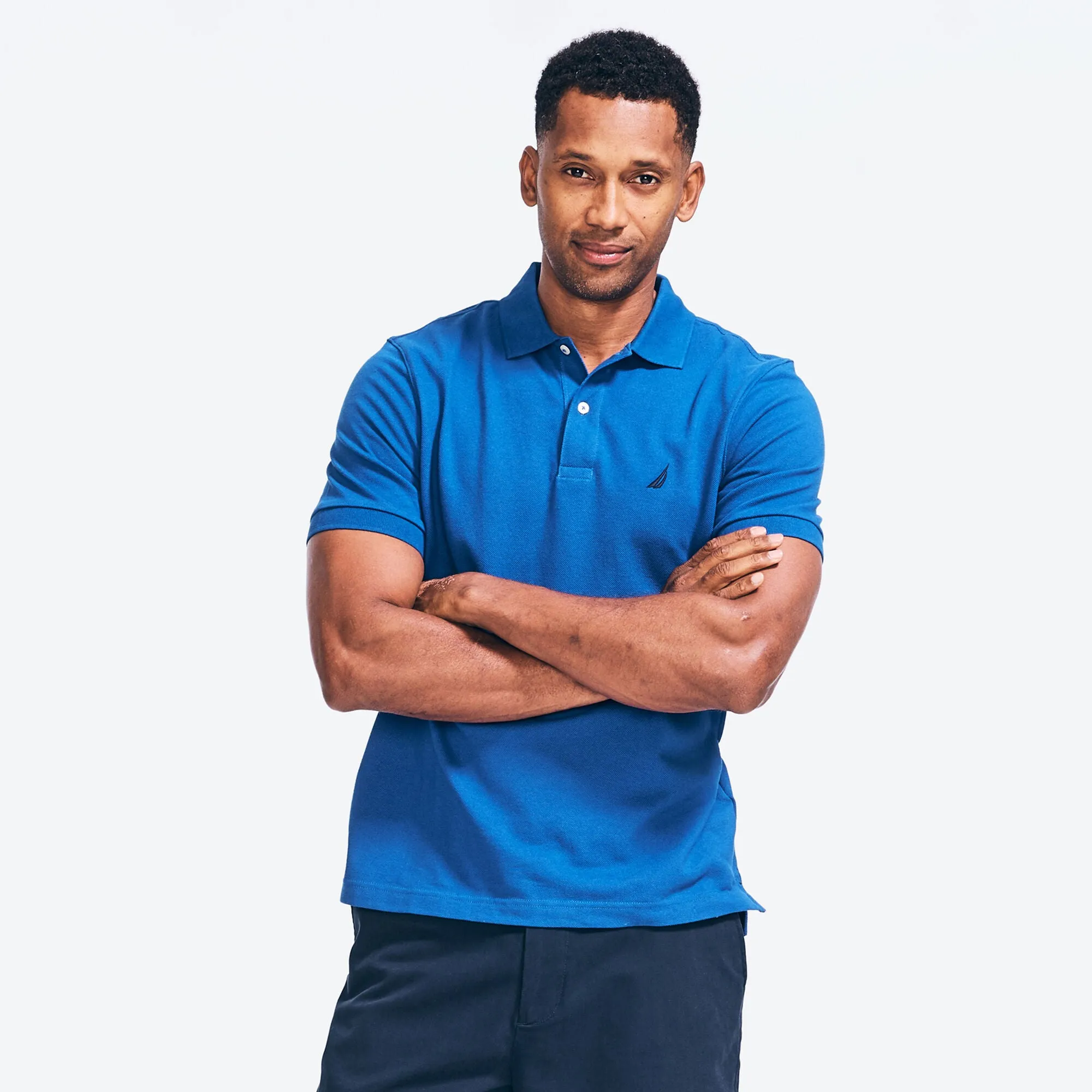 Nautica Mens Classic Fit Deck Polo