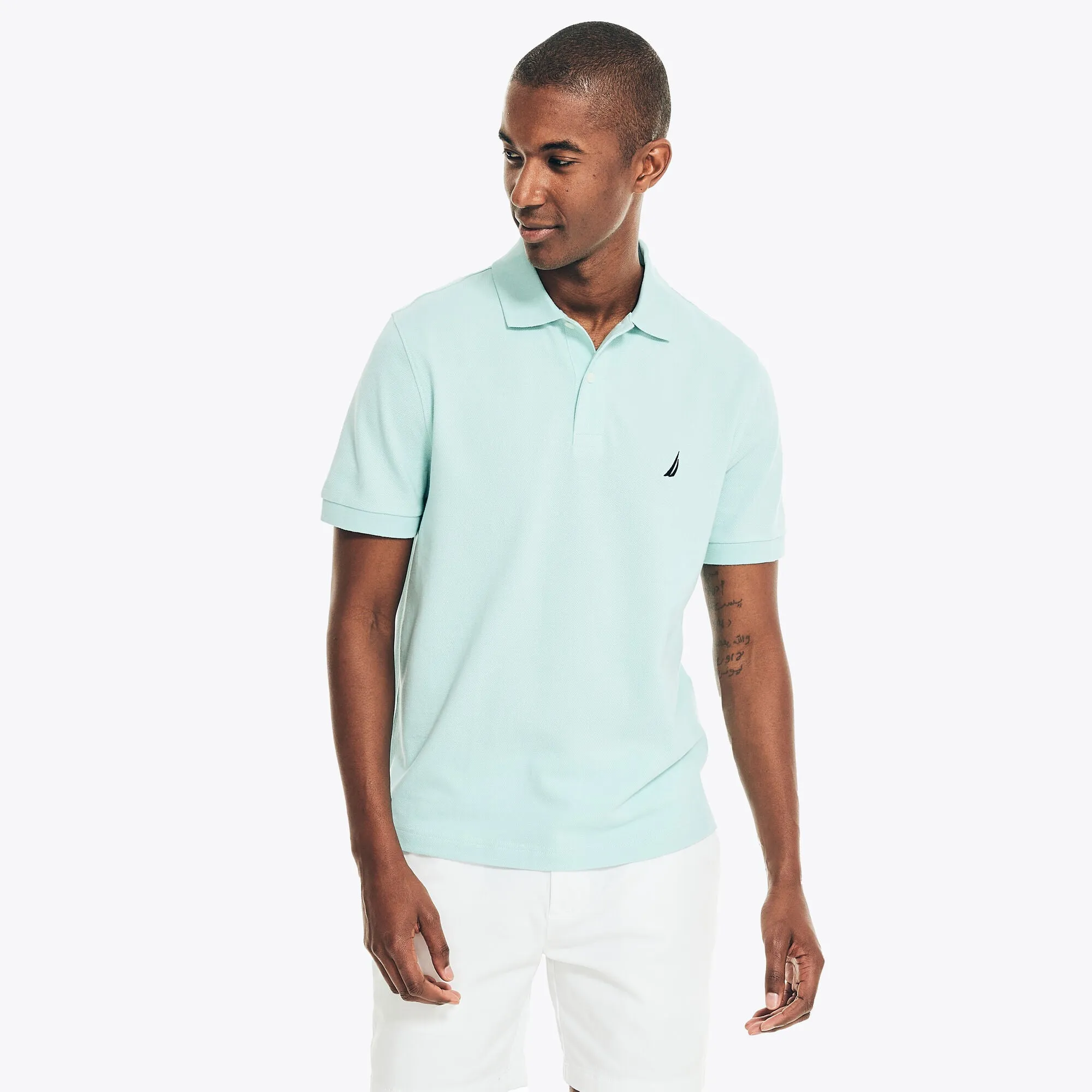 Nautica Mens Classic Fit Deck Polo