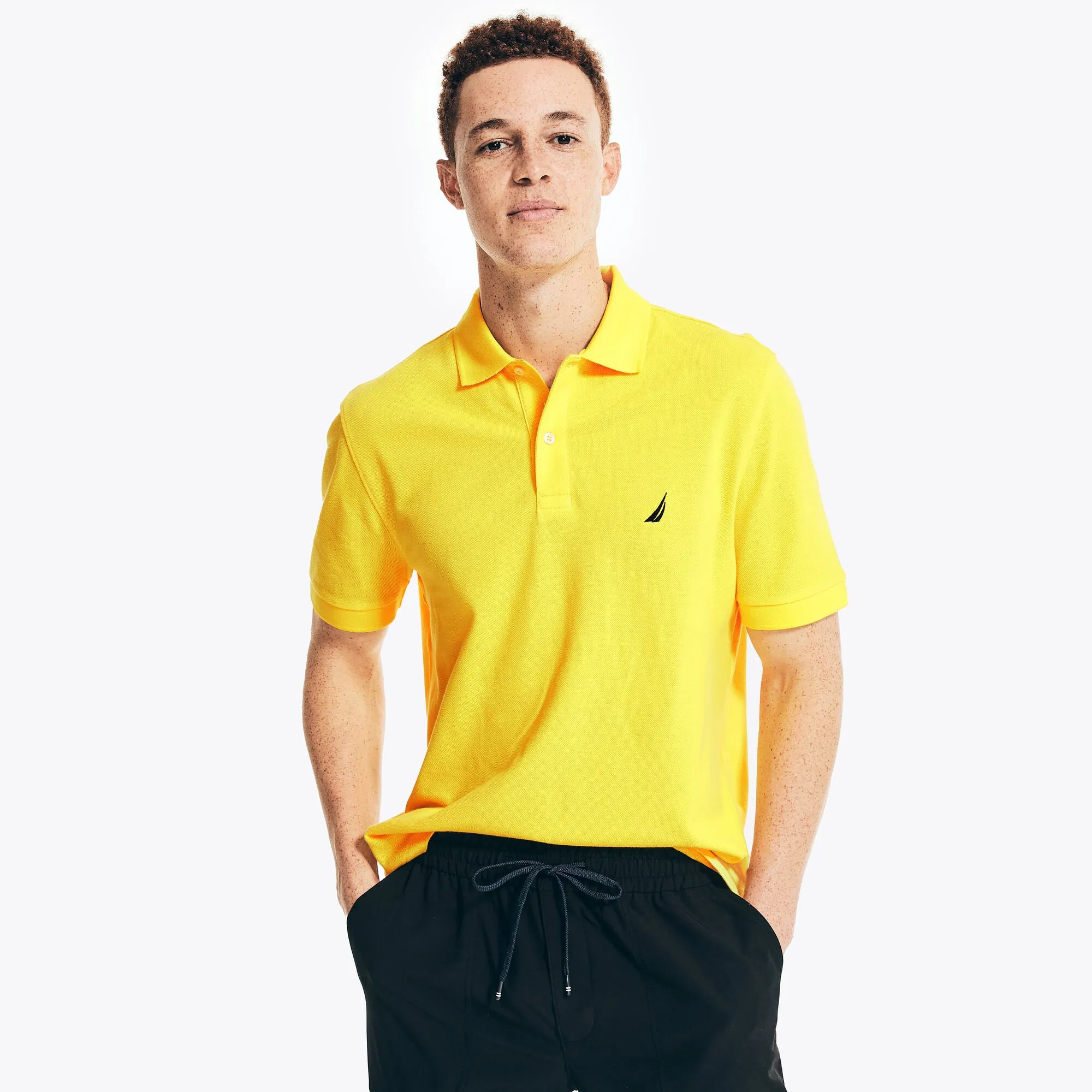 Nautica Mens Classic Fit Deck Polo