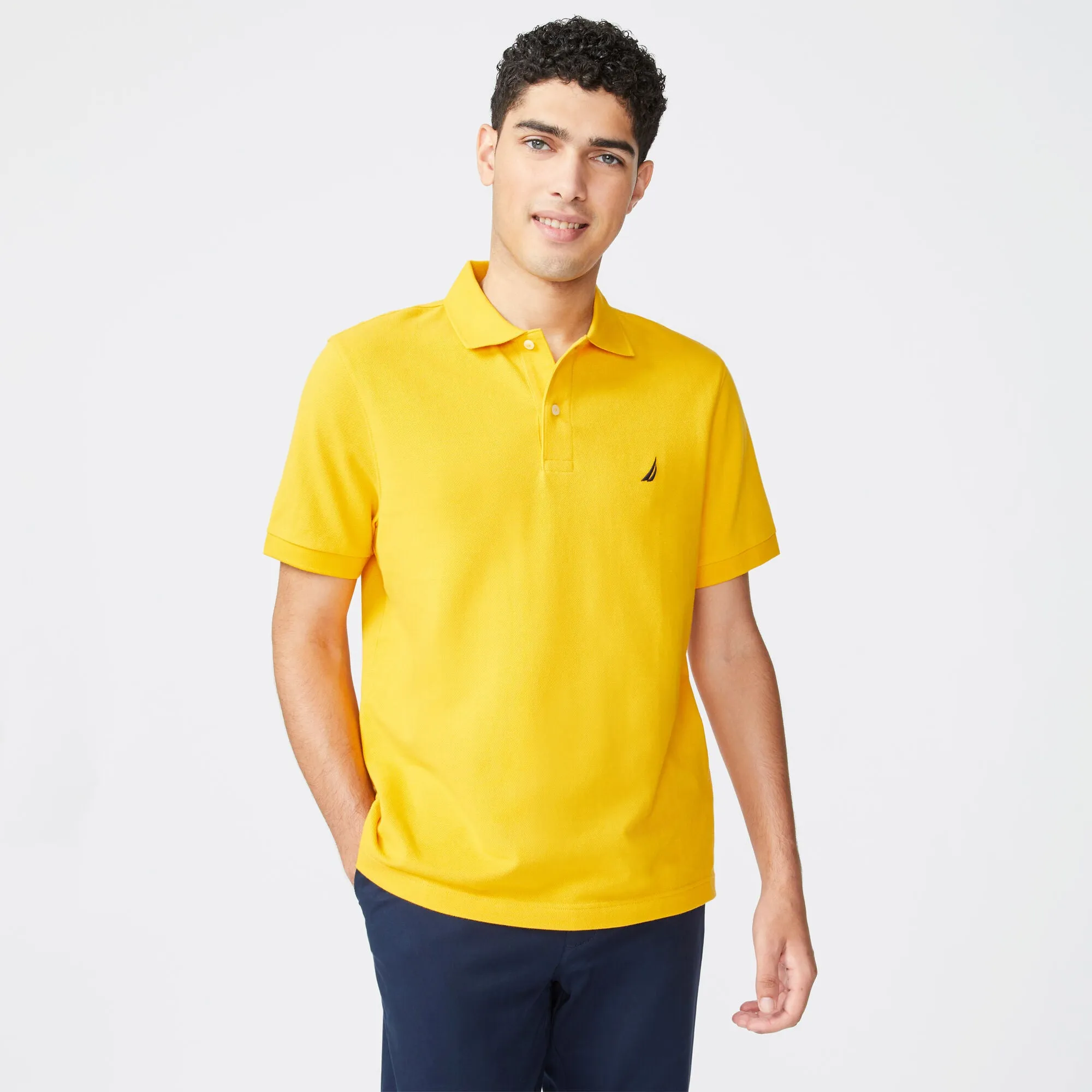 Nautica Mens Classic Fit Deck Polo