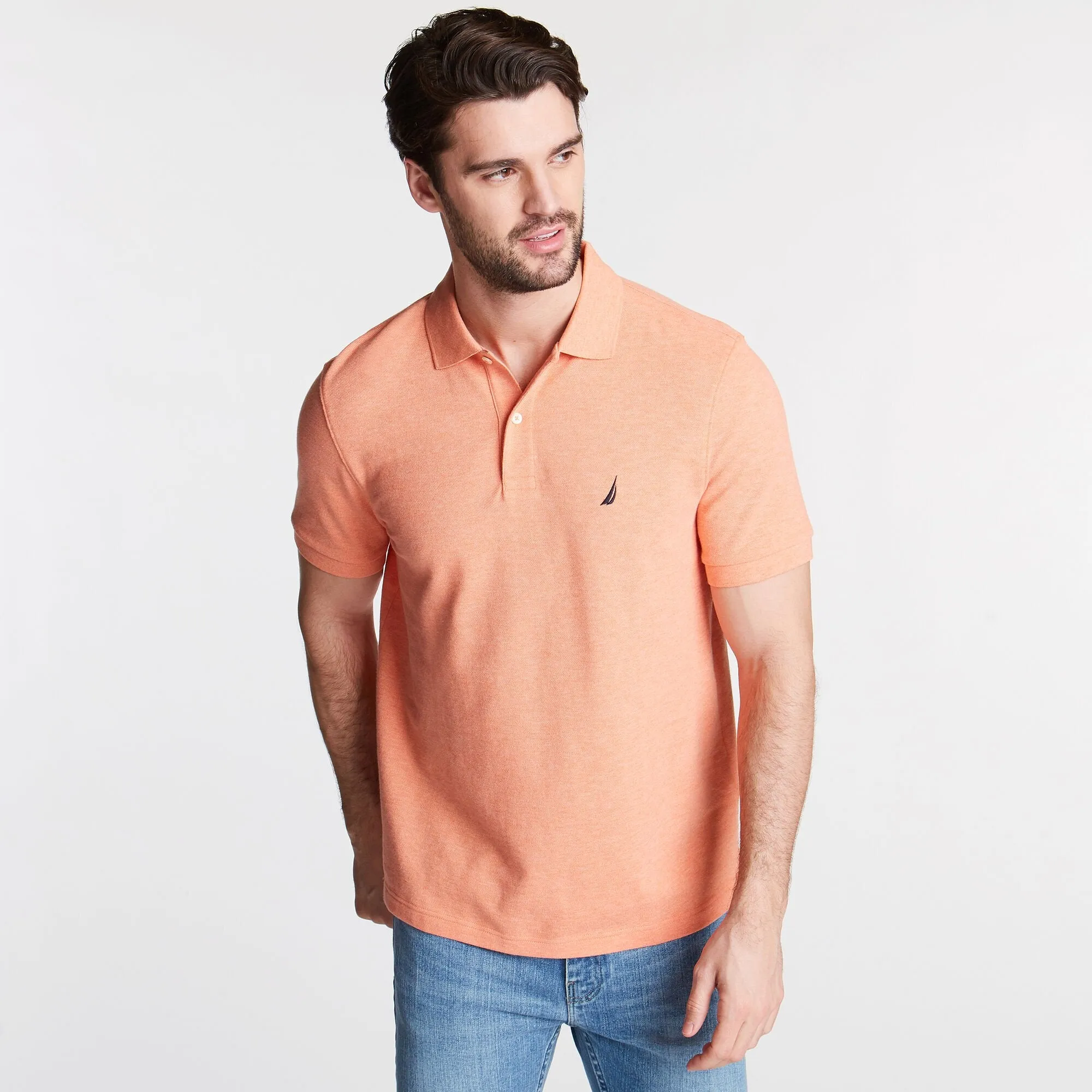 Nautica Mens Classic Fit Deck Polo