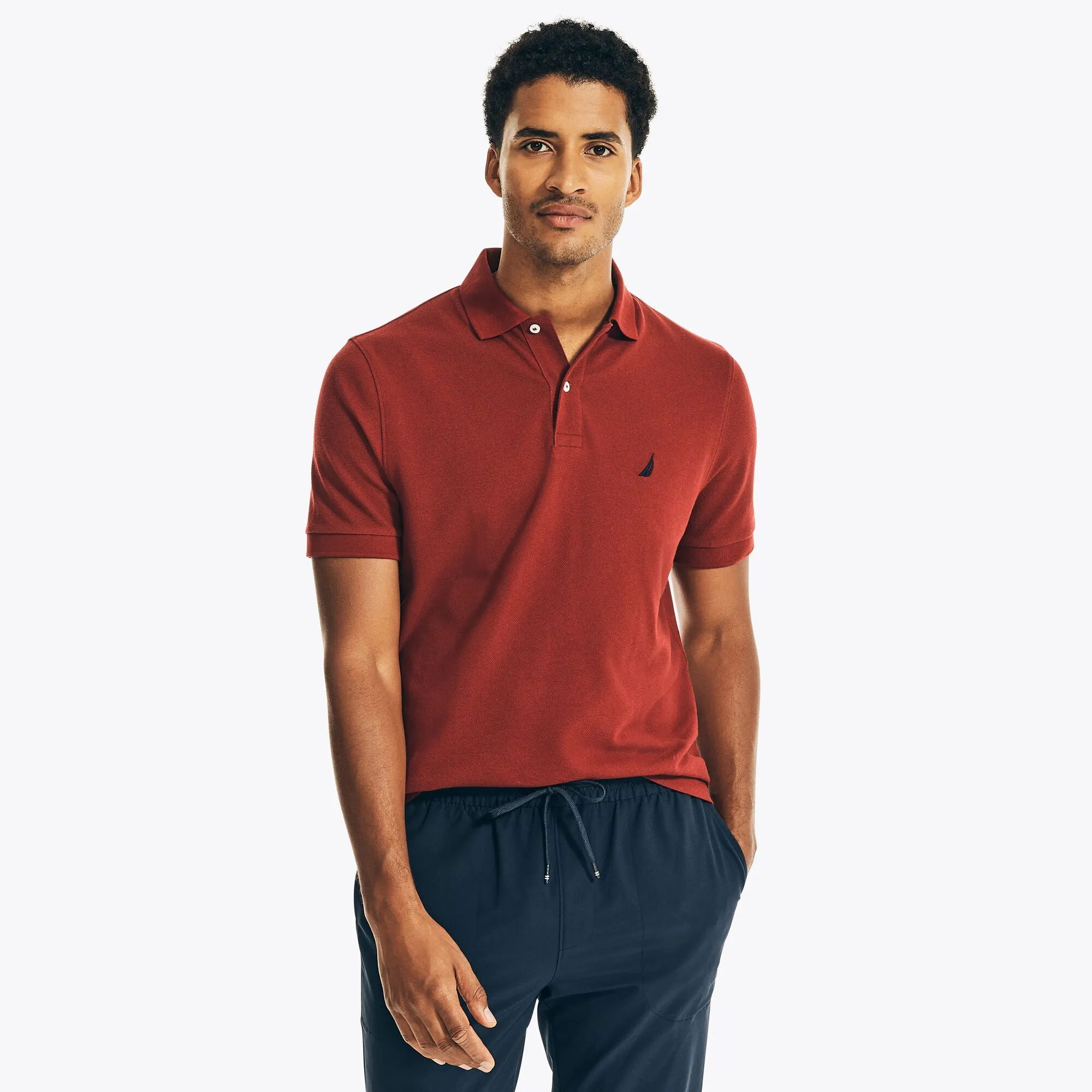 Nautica Mens Classic Fit Deck Polo