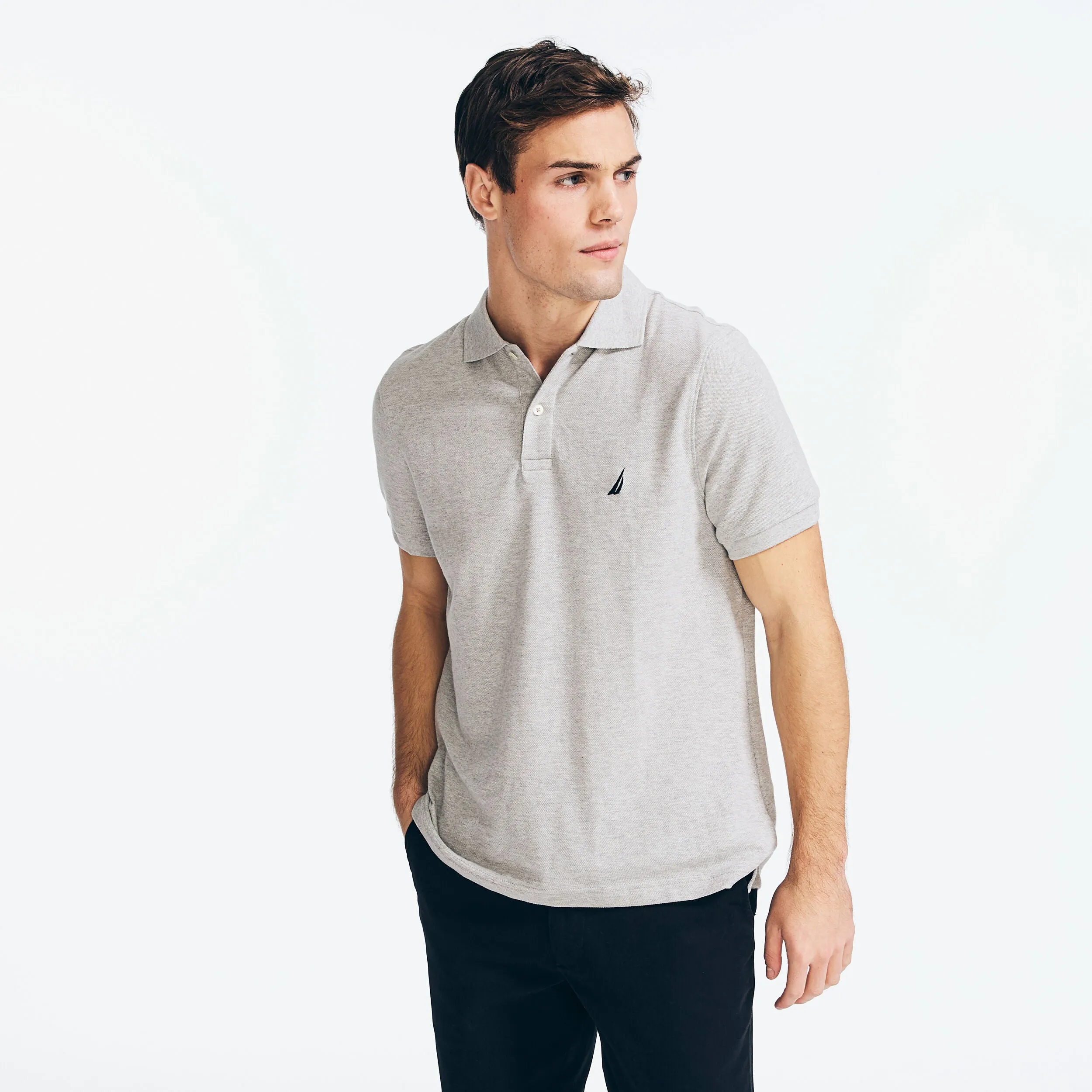 Nautica Mens Classic Fit Deck Polo
