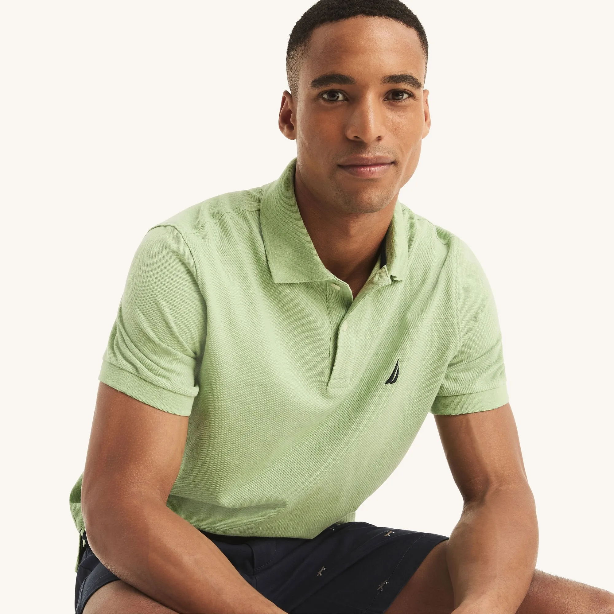 Nautica Mens Classic Fit Deck Polo