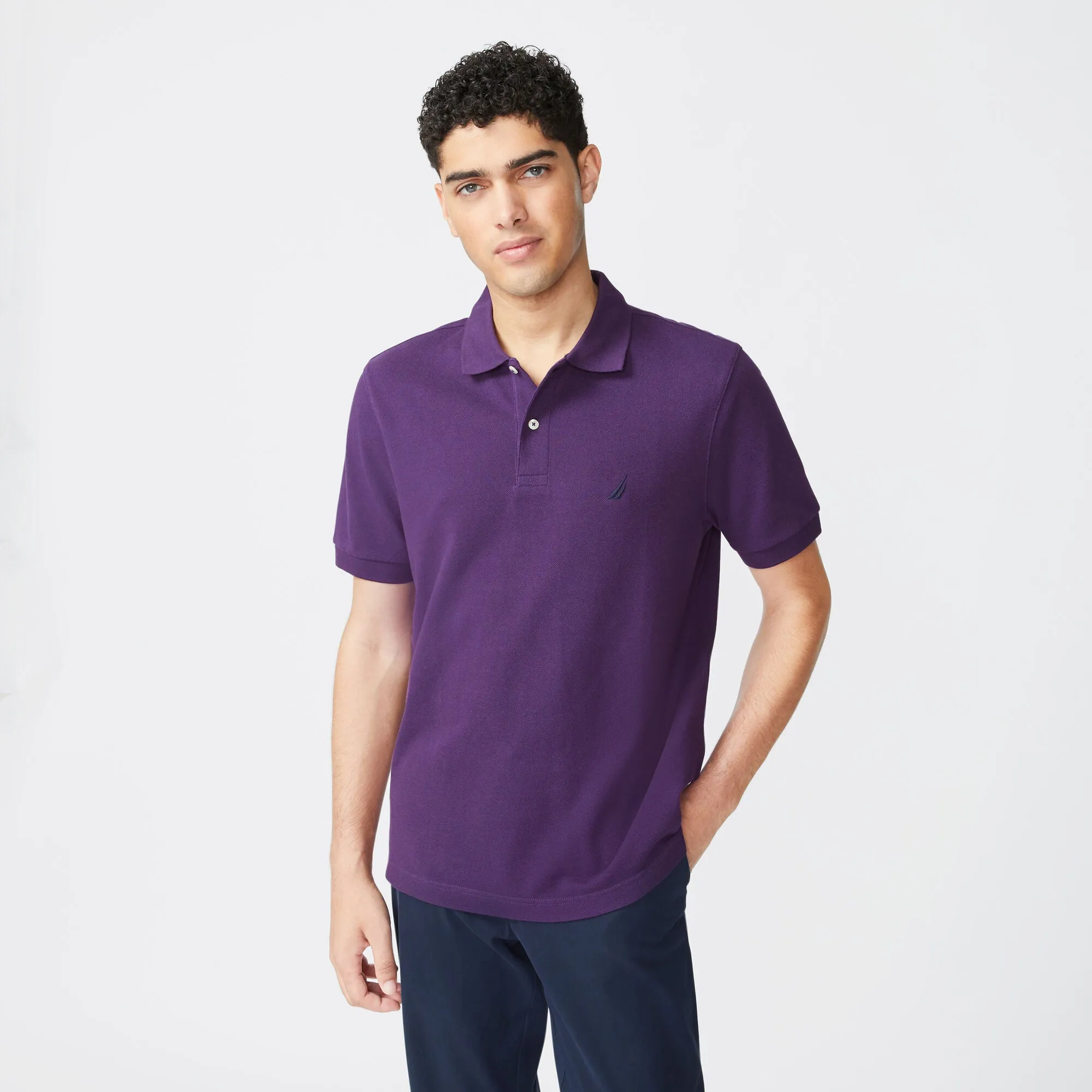 Nautica Mens Classic Fit Deck Polo