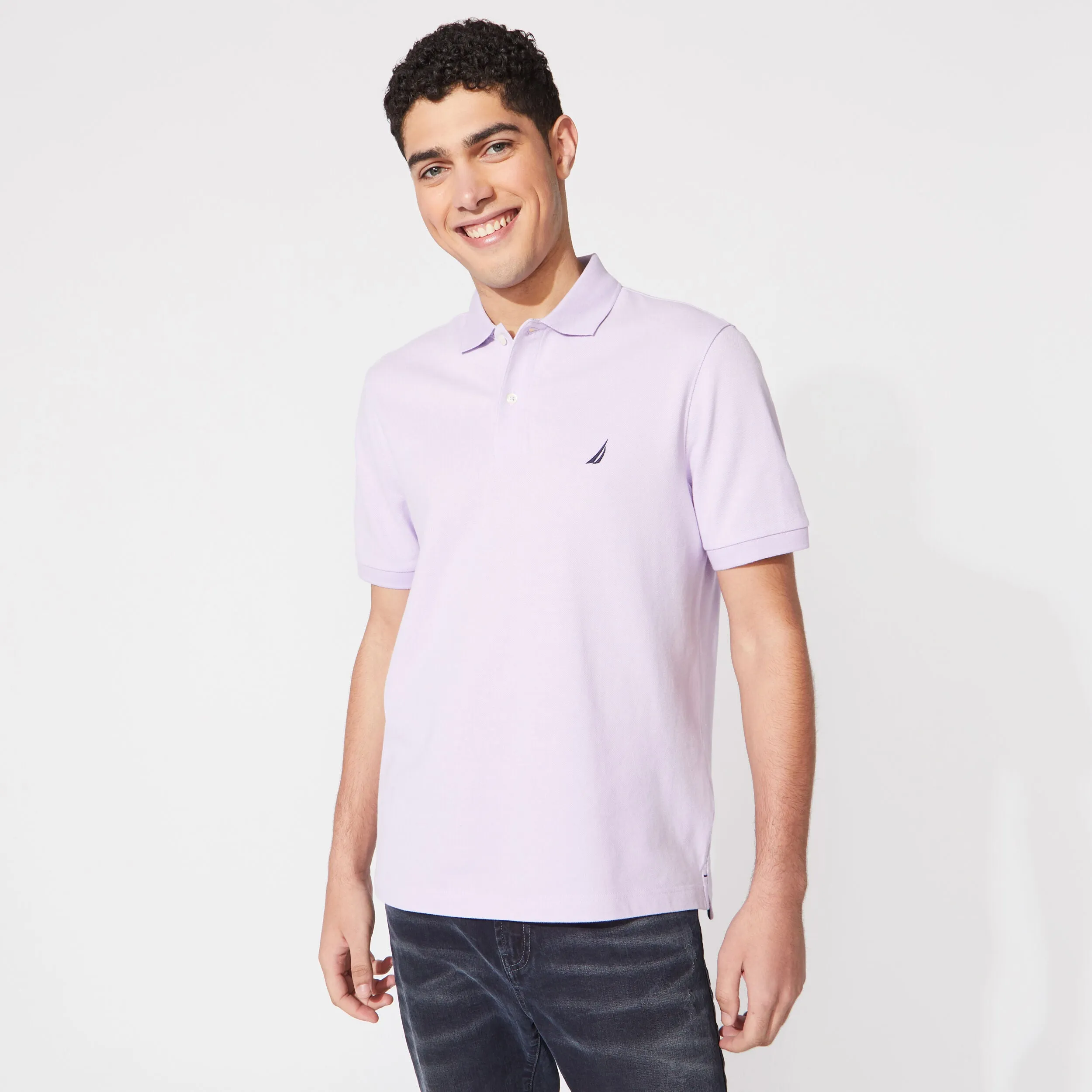Nautica Mens Classic Fit Deck Polo