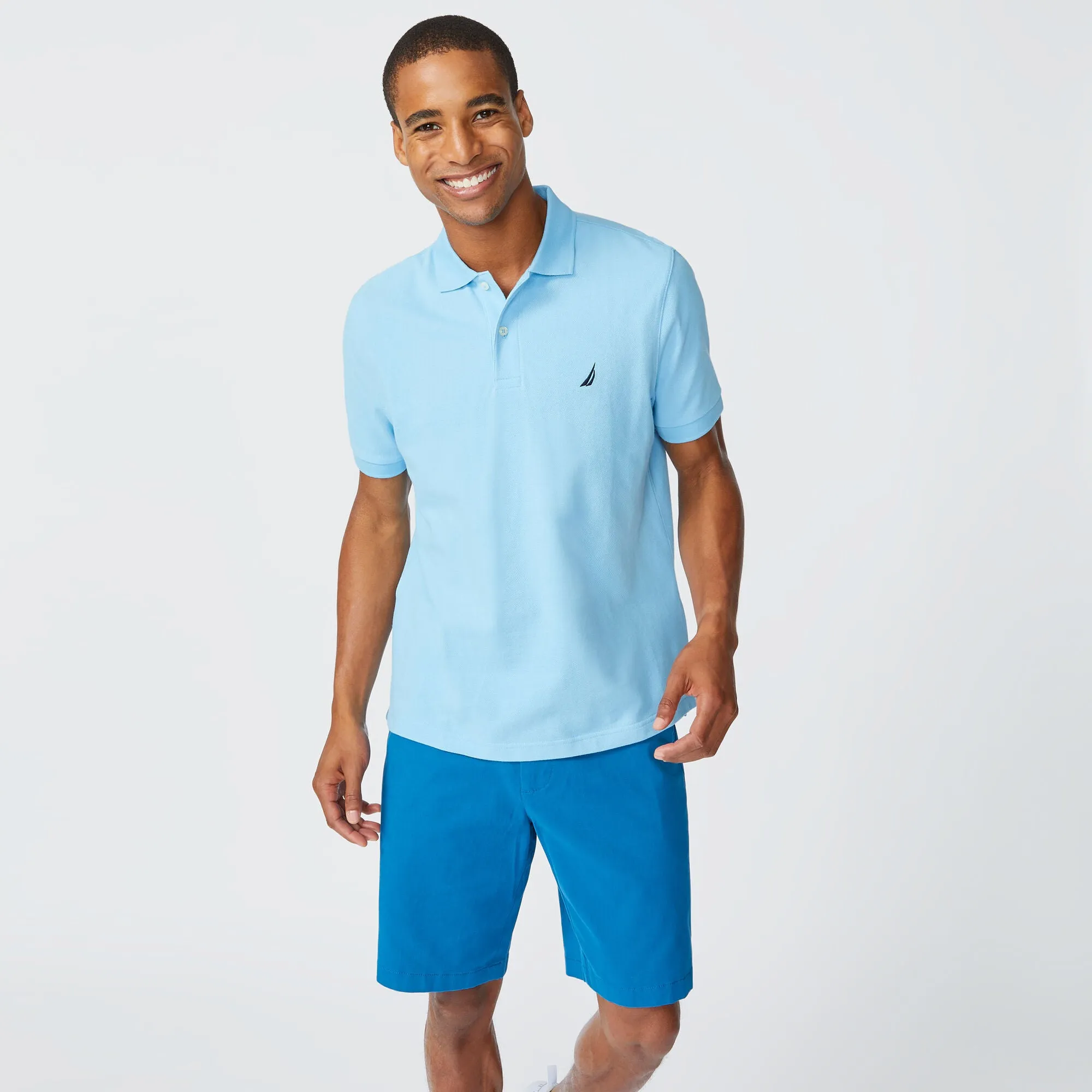 Nautica Mens Classic Fit Deck Polo