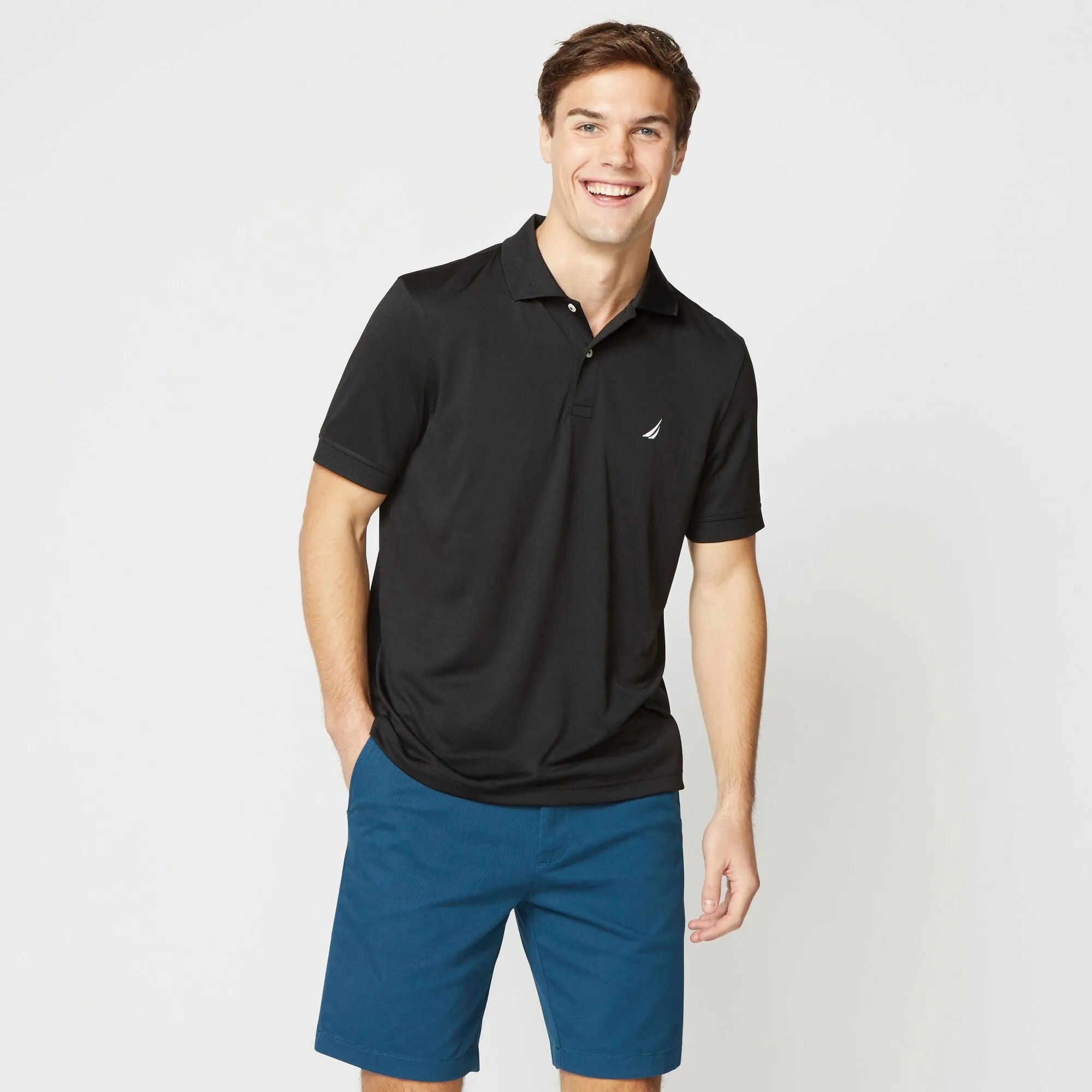 Nautica Mens Classic Fit Performance Golf Polo