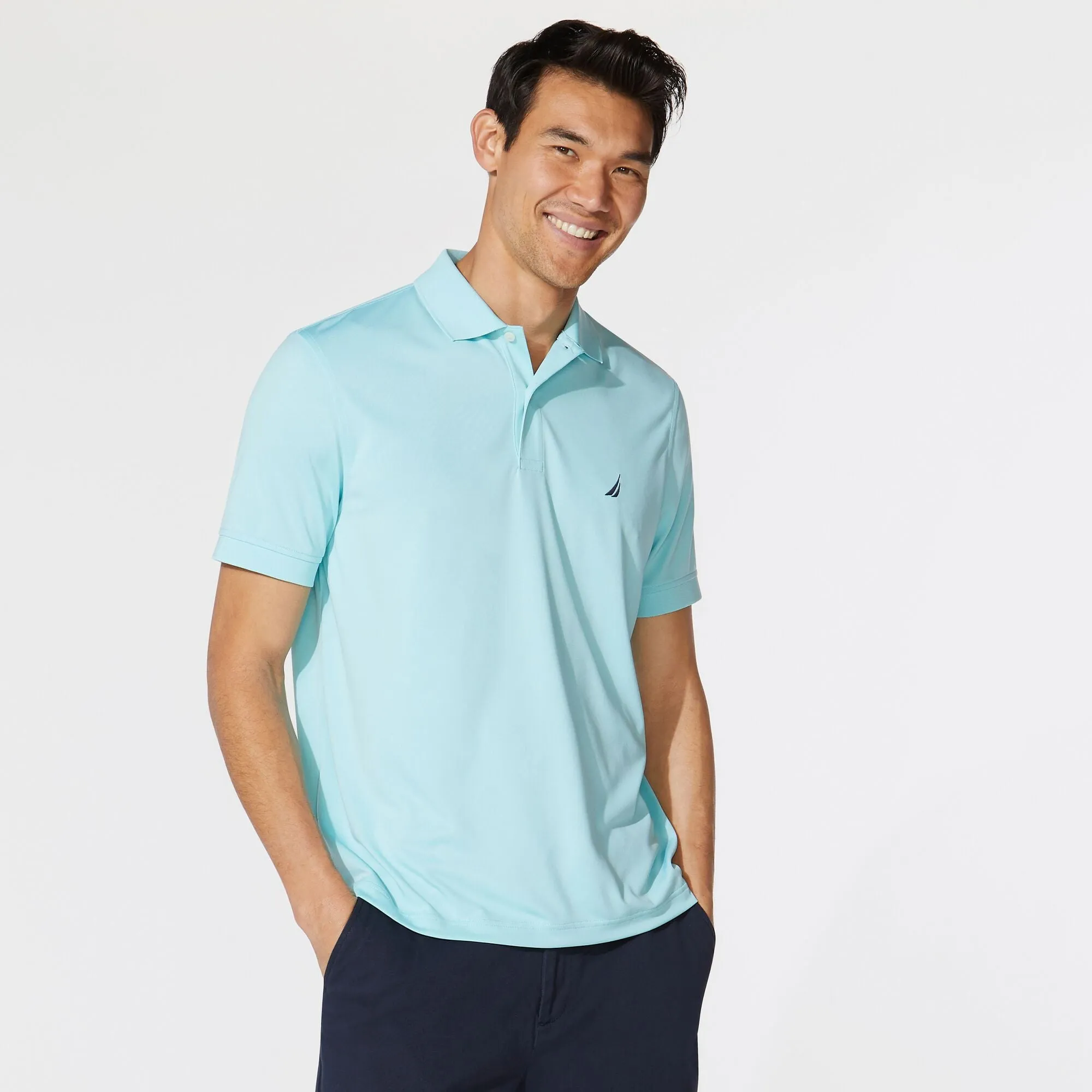 Nautica Mens Classic Fit Performance Golf Polo