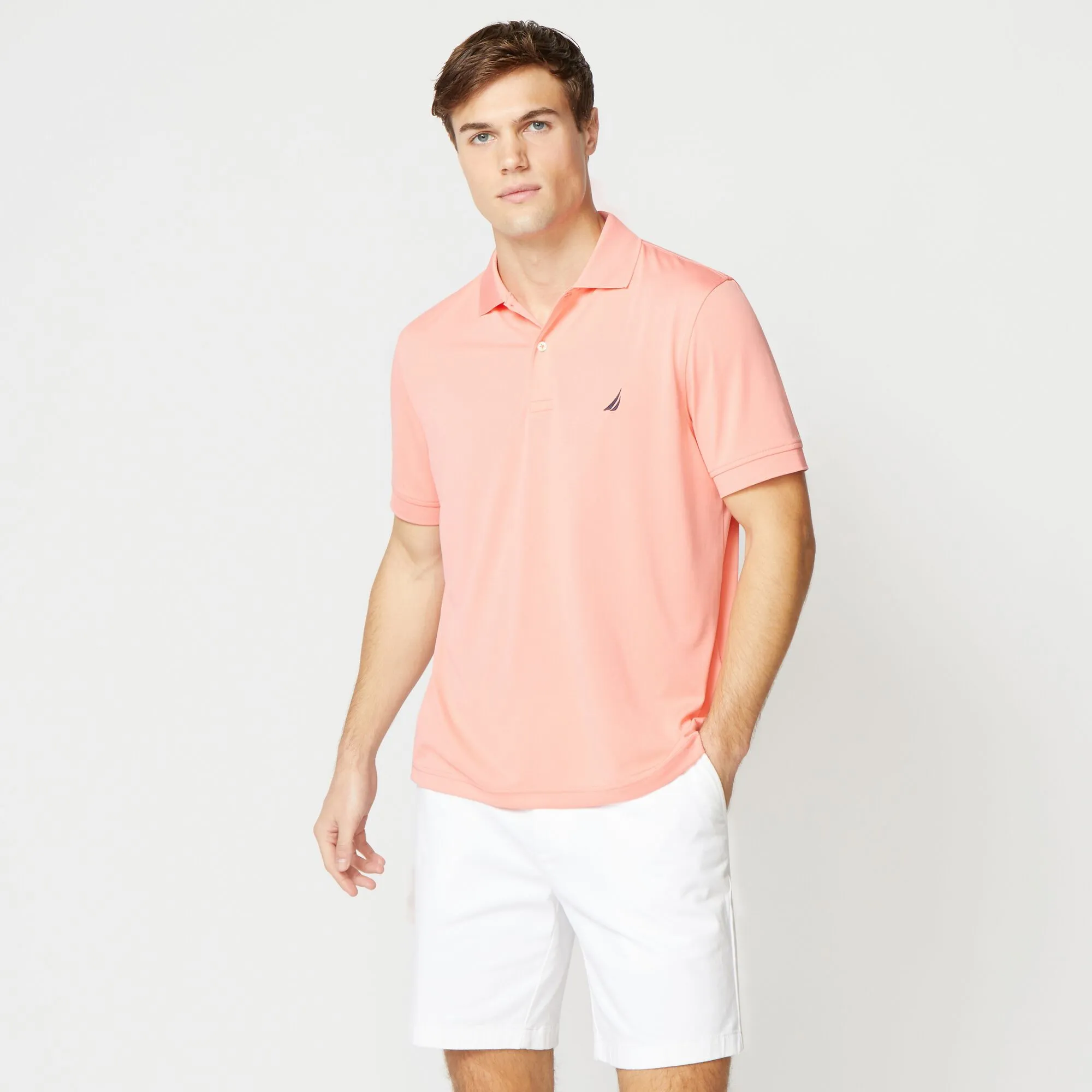 Nautica Mens Classic Fit Performance Golf Polo