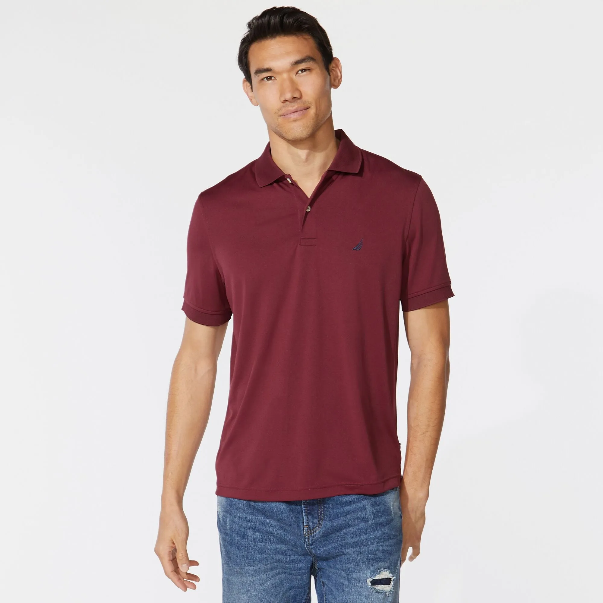 Nautica Mens Classic Fit Performance Golf Polo