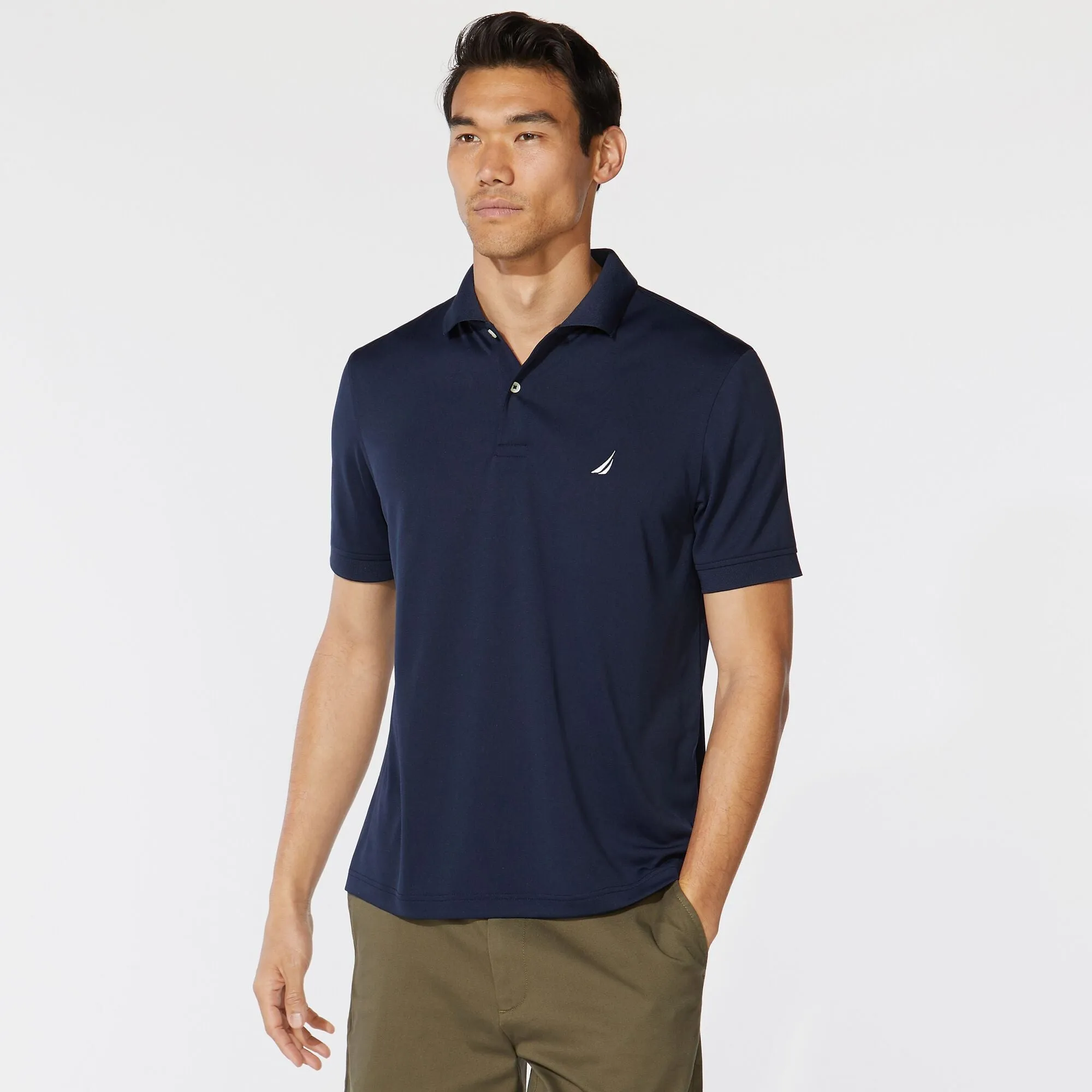 Nautica Mens Classic Fit Performance Golf Polo