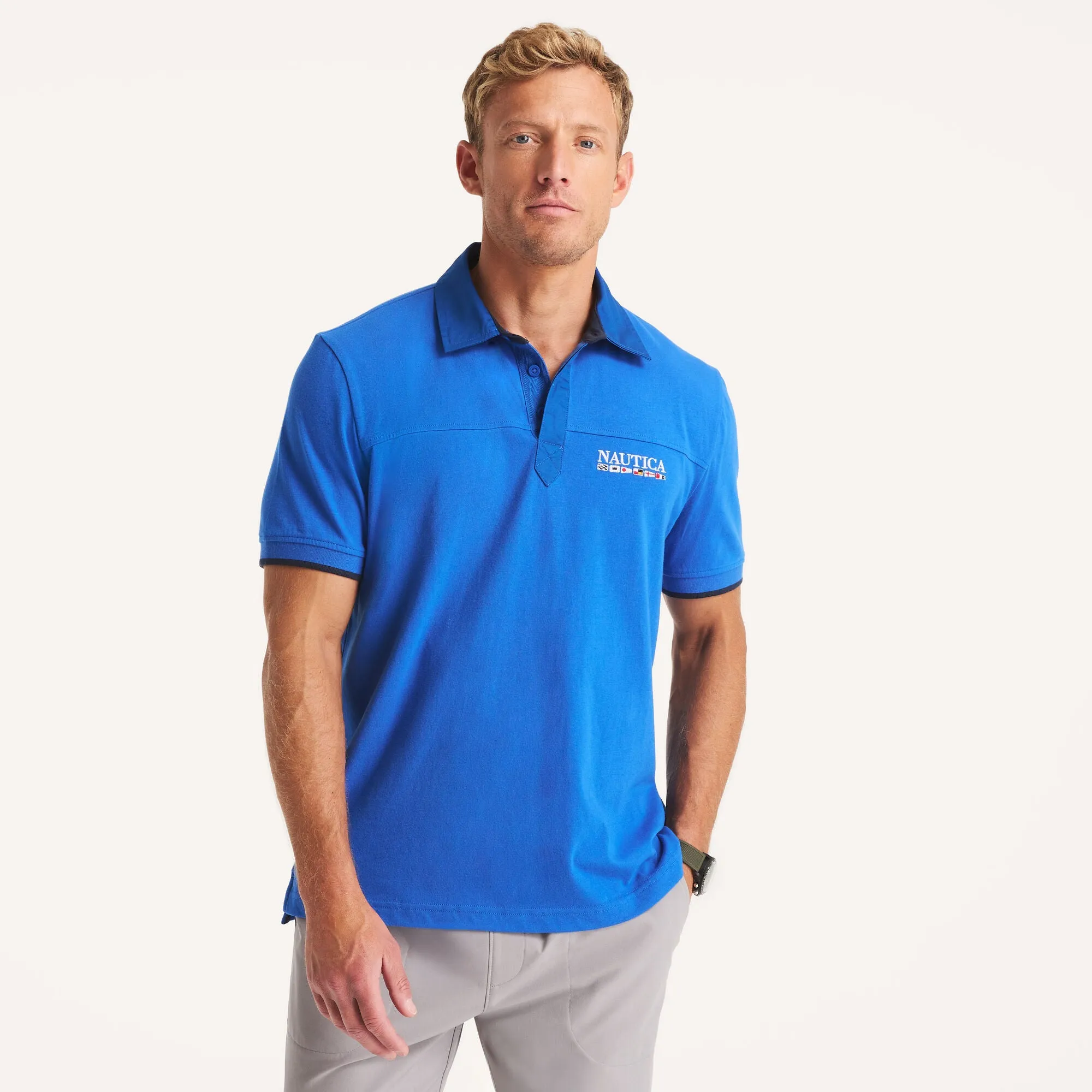Nautica Mens Classic Fit Polo