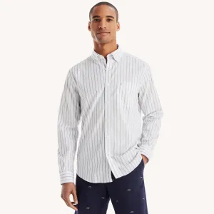 Nautica Mens Classic Fit Wrinkle-Resistant Plaid Shirt