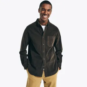 Nautica Mens Corduroy Flannel Shirt