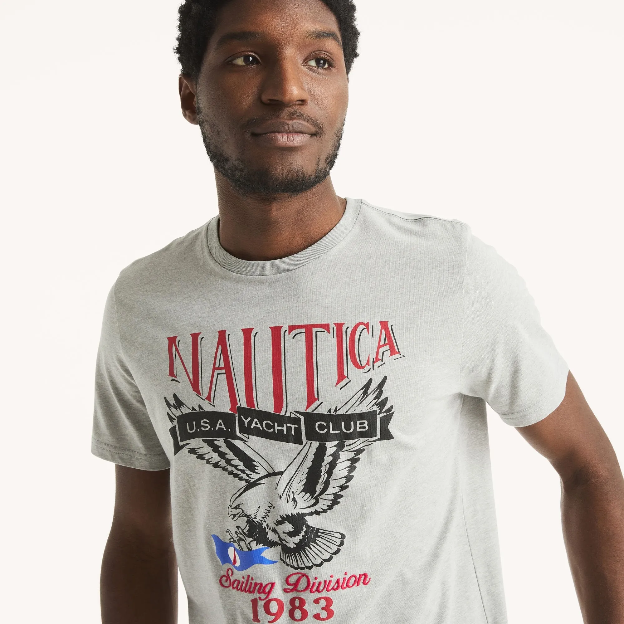 Nautica Mens Eagle Graphic T-Shirt