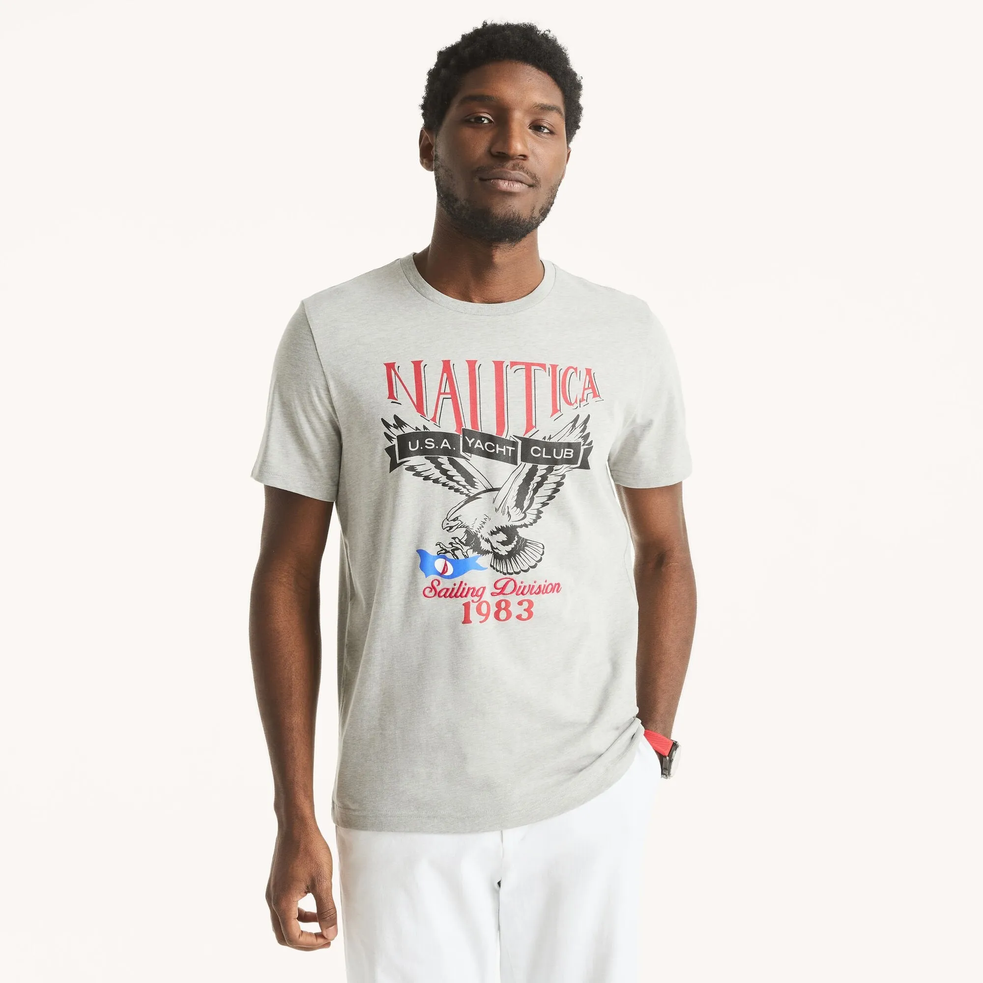 Nautica Mens Eagle Graphic T-Shirt