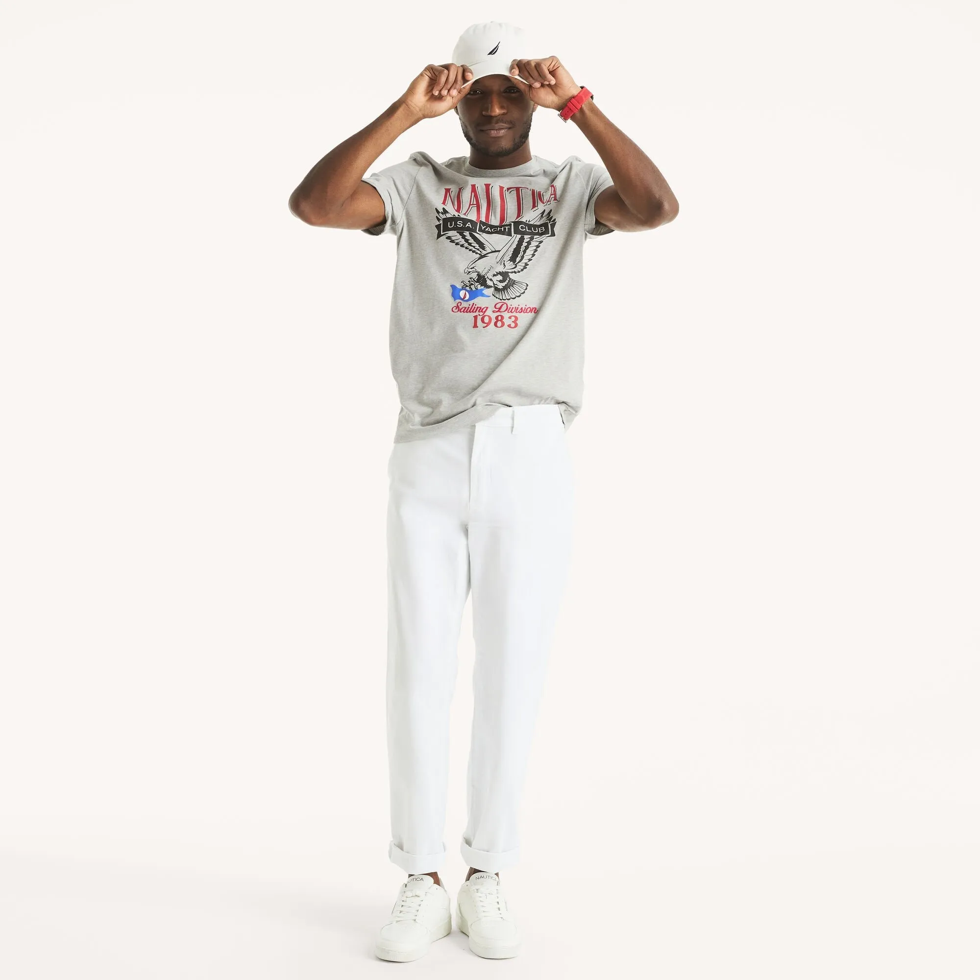 Nautica Mens Eagle Graphic T-Shirt
